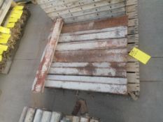 (7) 3" x 3" x 3' OSC 45 Degree Symons Steel Ply Concrete Forms. Located in Hazelwood, MO