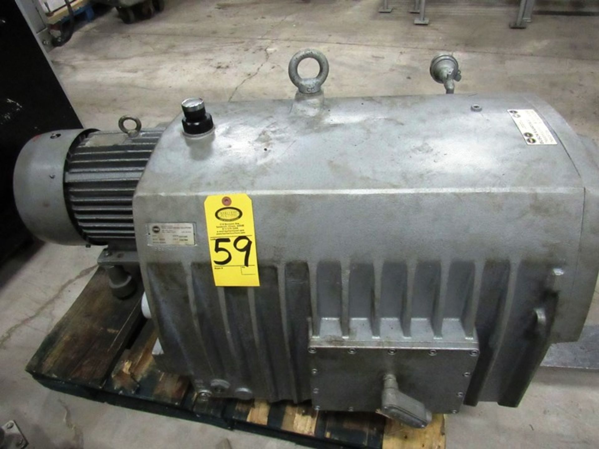 Busch Mdl. RAO400 Vacuum Pump, Ser. #5592486, 15 h.p., 230/460 volts (Rebuilt by TMS)
