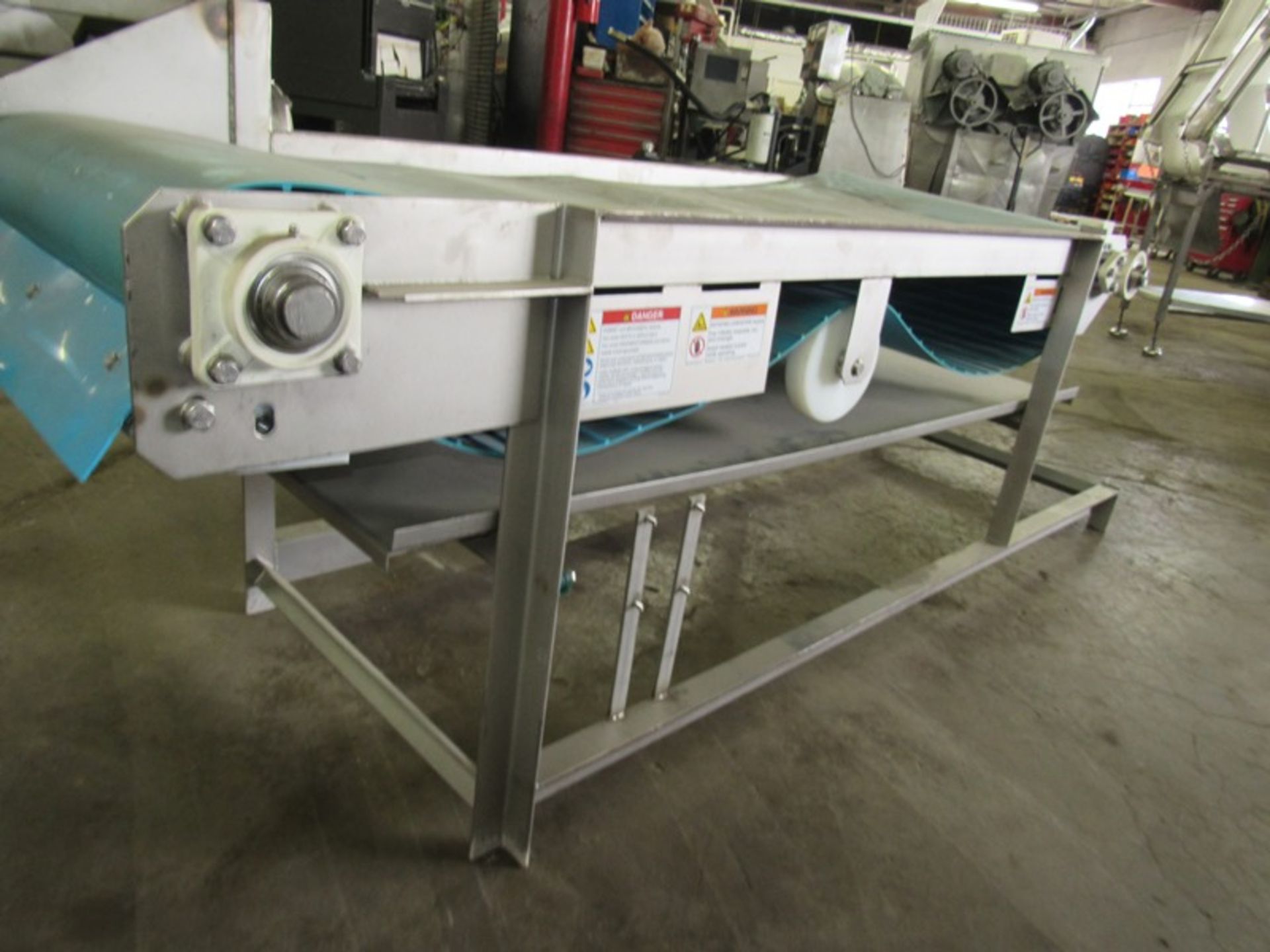 RMF Stainless Steel Conveyor, 24" W X 6' L neoprene belt, 1/2 h.p., stainless steel motor 208-230/ - Image 2 of 3