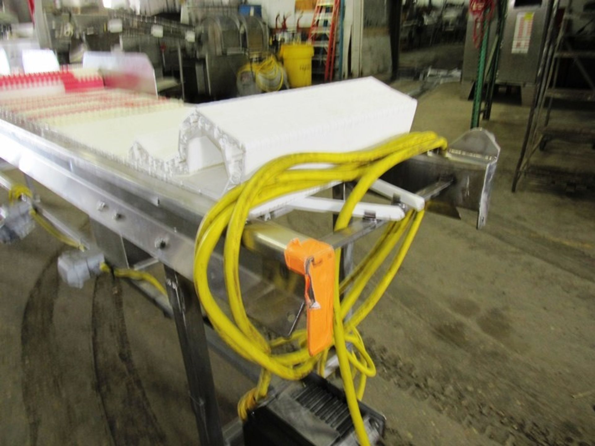 Stainless Steel Conveyor, 16" W X 148" L plastic belt, 230 volts, 3 phase - Image 4 of 6