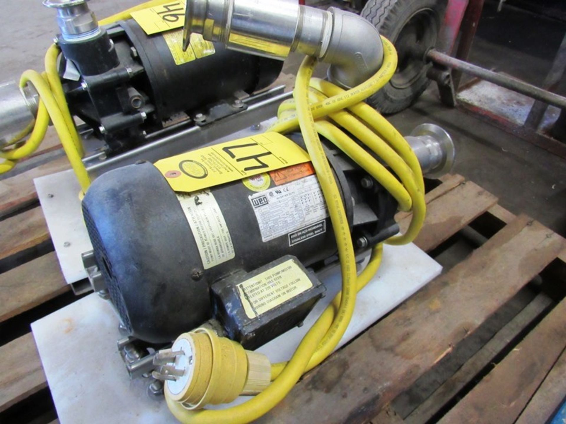 WEG Pump, 1.5 h.p., 208-230/460 volt motor, 2 1/2" inlet, 2 1/2" outlet - Bild 2 aus 3