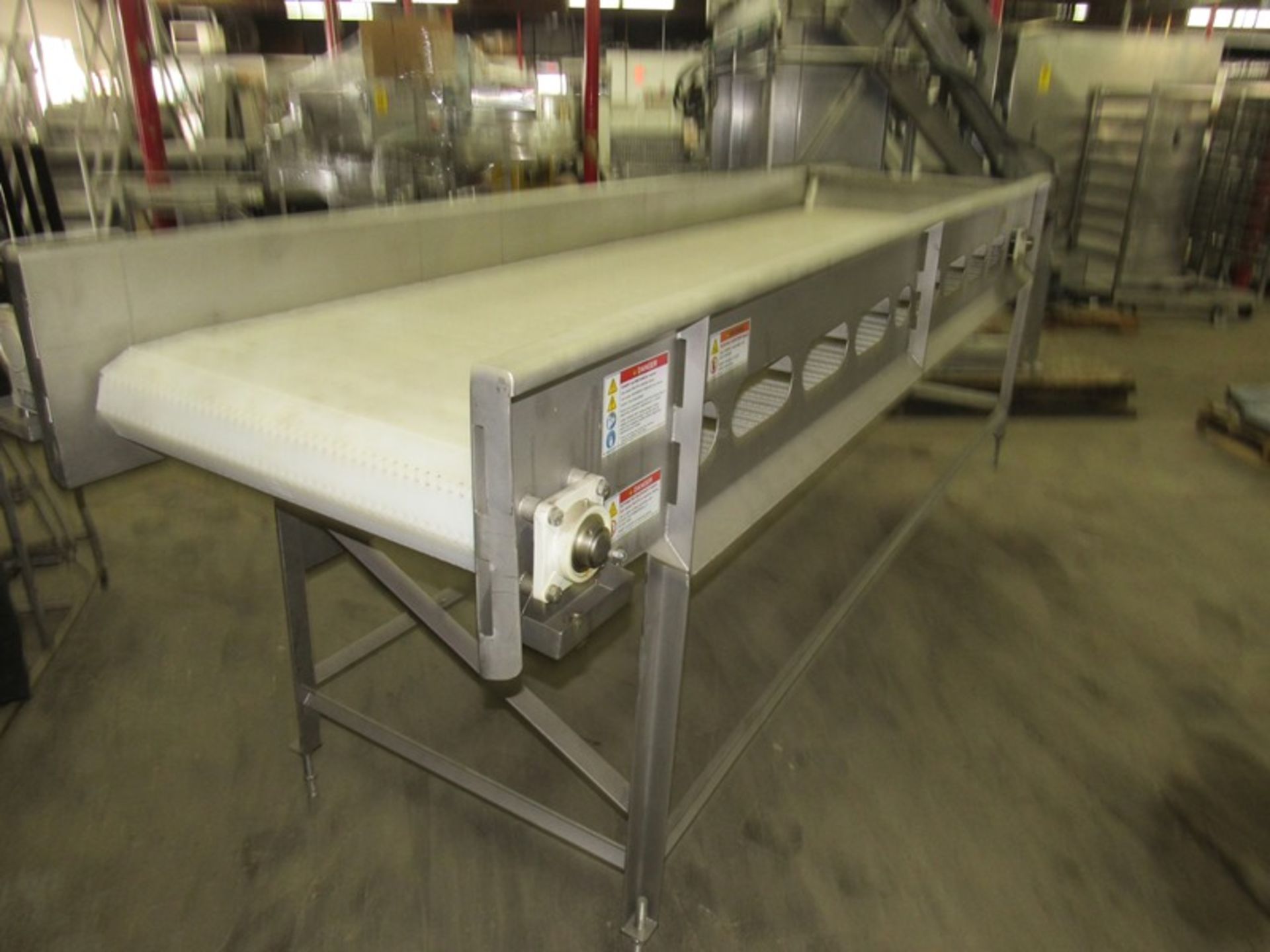 RMF Mdl. TTC Stainless Steel Conveyor, 30" W X 10' L plastic belt, 1/2 h.p., 208-230/460 volt - Image 2 of 4