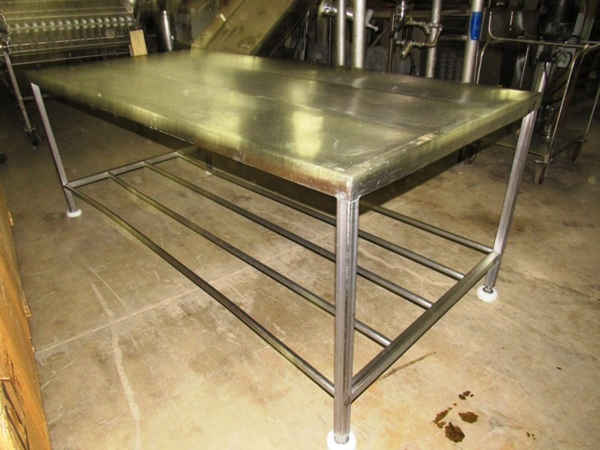 Stainless Steel Table, 45" W X 93" L X 36" T