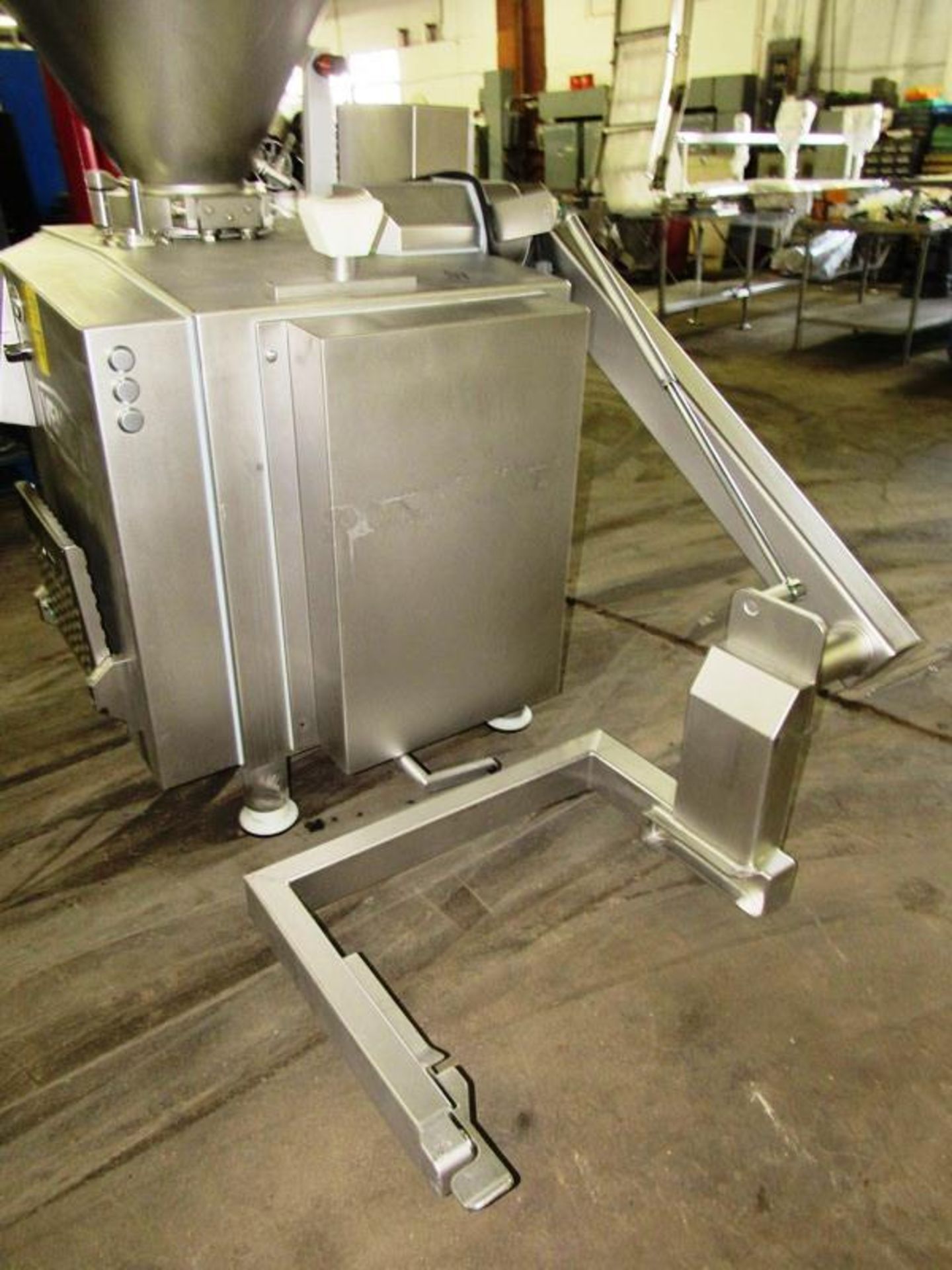 Vemag Mdl. HP30E Continuous Vacuum Filler with bucket lift, Ser. #166305, missing screws & - Image 3 of 16