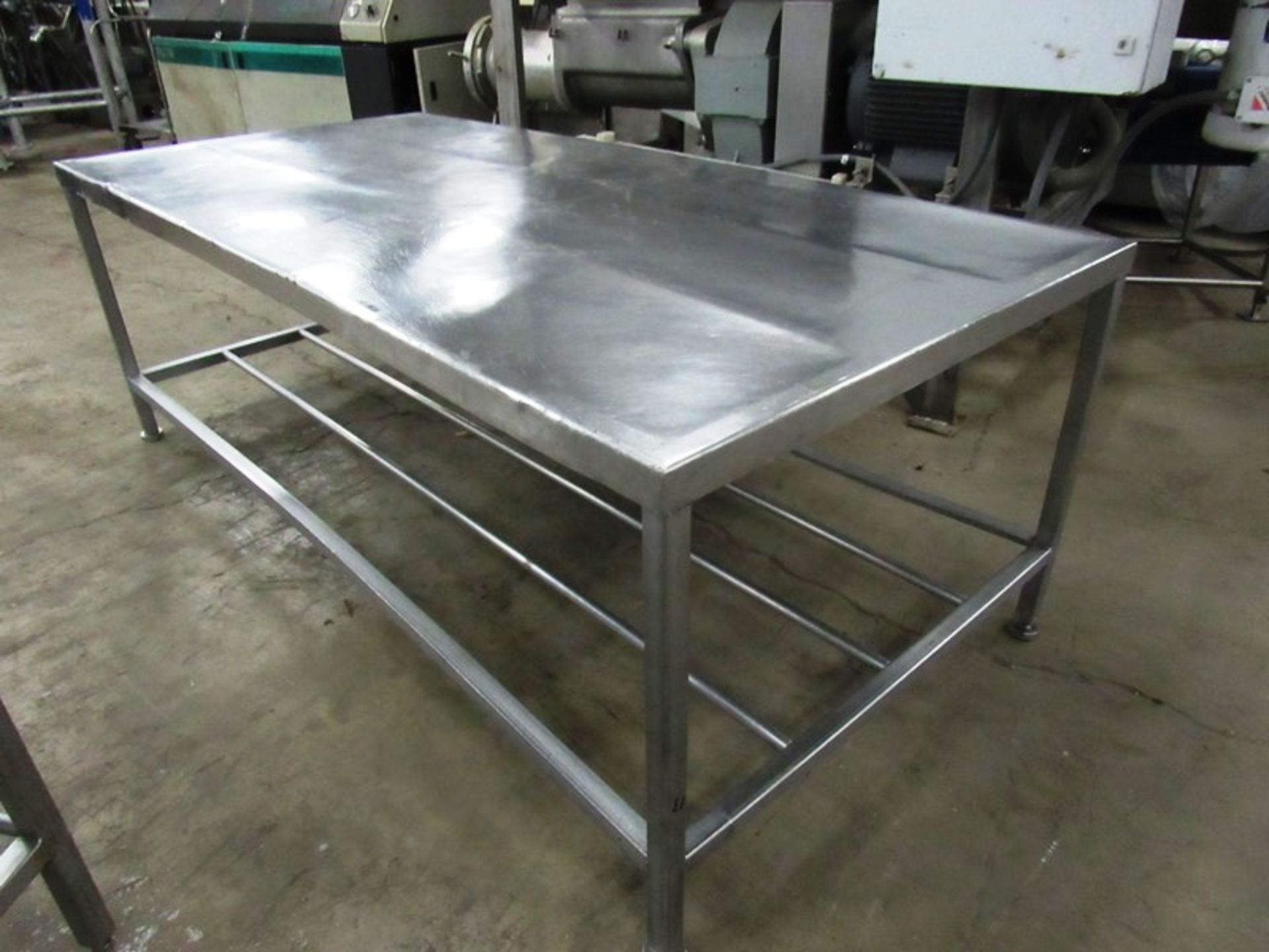 Stainless Steel Table, 45" W X 93" L X 34" T