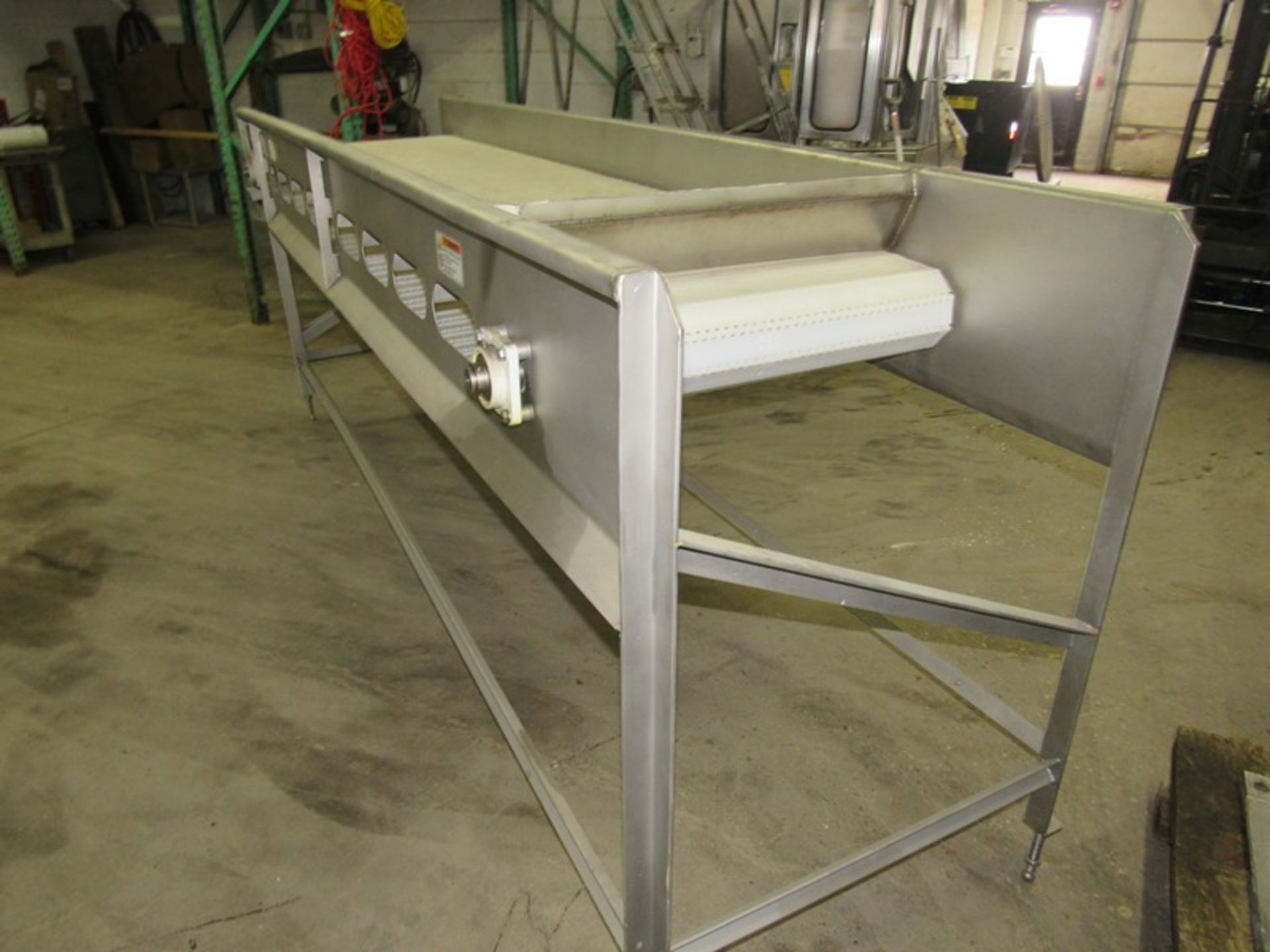 RMF Mdl. TTC Stainless Steel Conveyor, 30" W X 10' L plastic belt, 1/2 h.p., 208-230/460 volt - Image 3 of 4