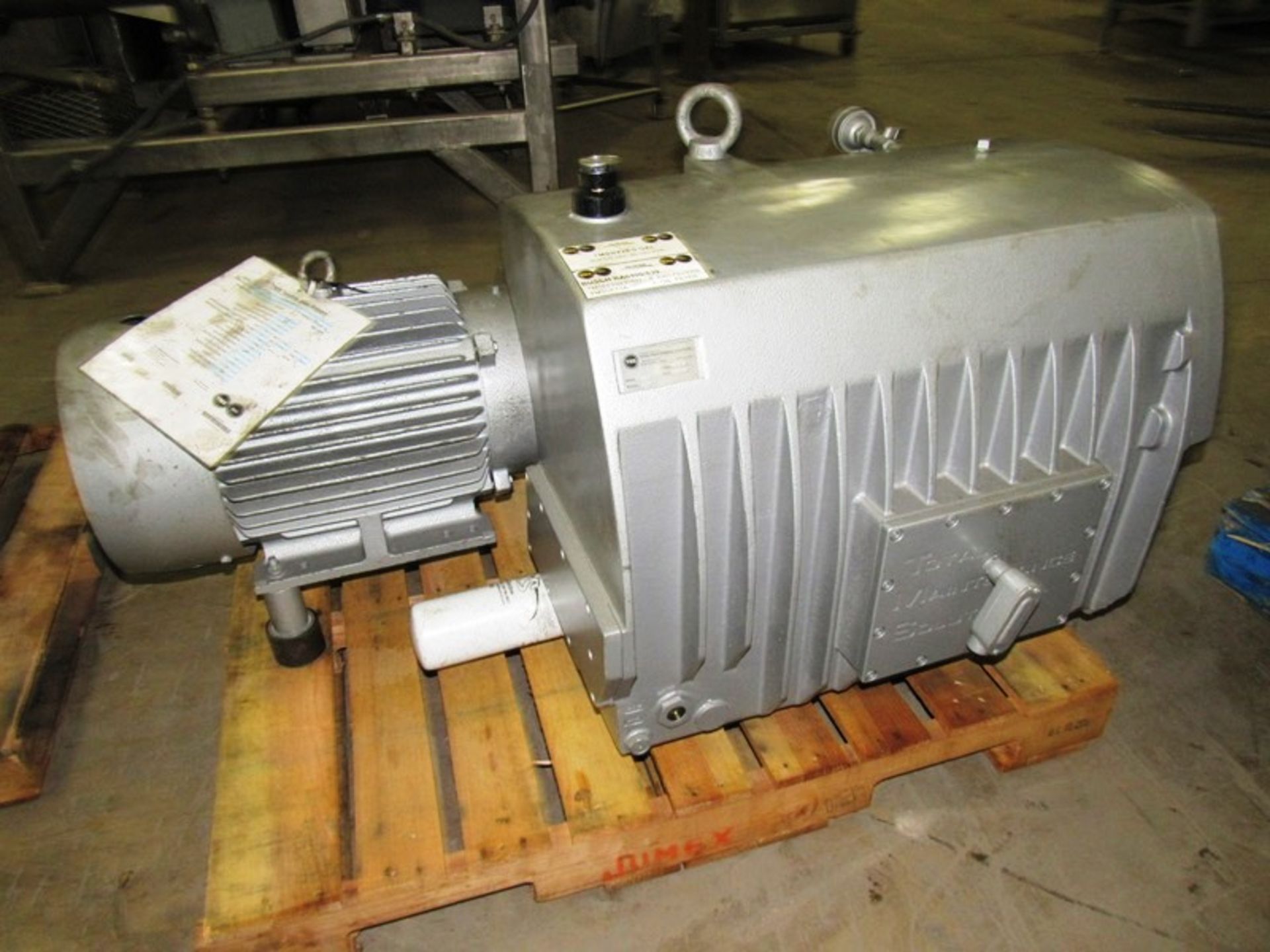 Busch Mdl. RAO400 Vacuum Pump, 15 h.p., 230/460 volts (Rebuilt by TMS) - Bild 4 aus 6