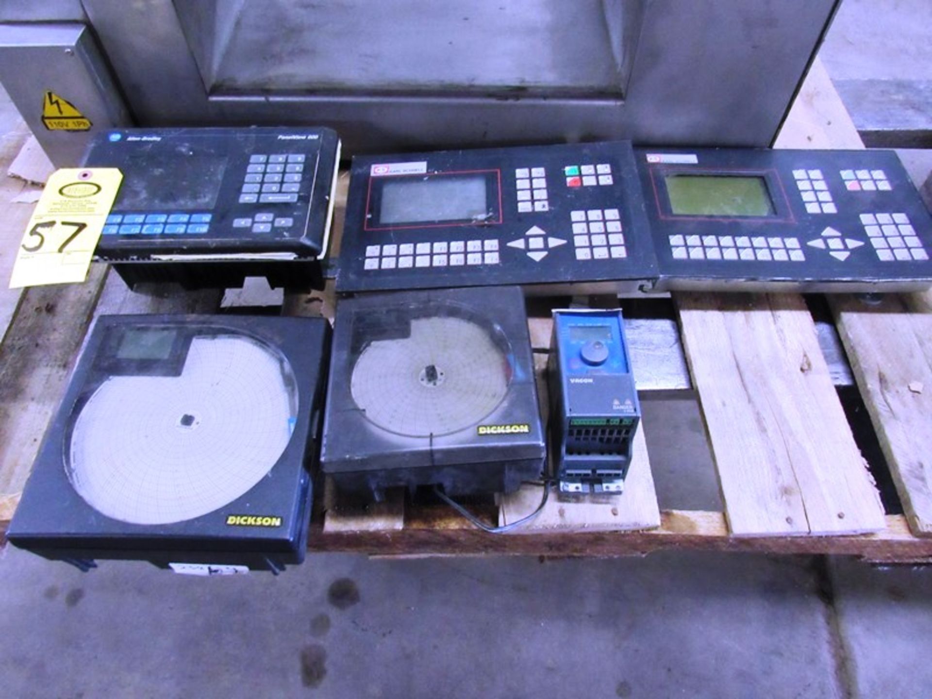 Vacon Type Vacon0010-3L-0001-40 Controller, (1) Allen-Bradley Panel View 600, (2) Karl Schnell Touch