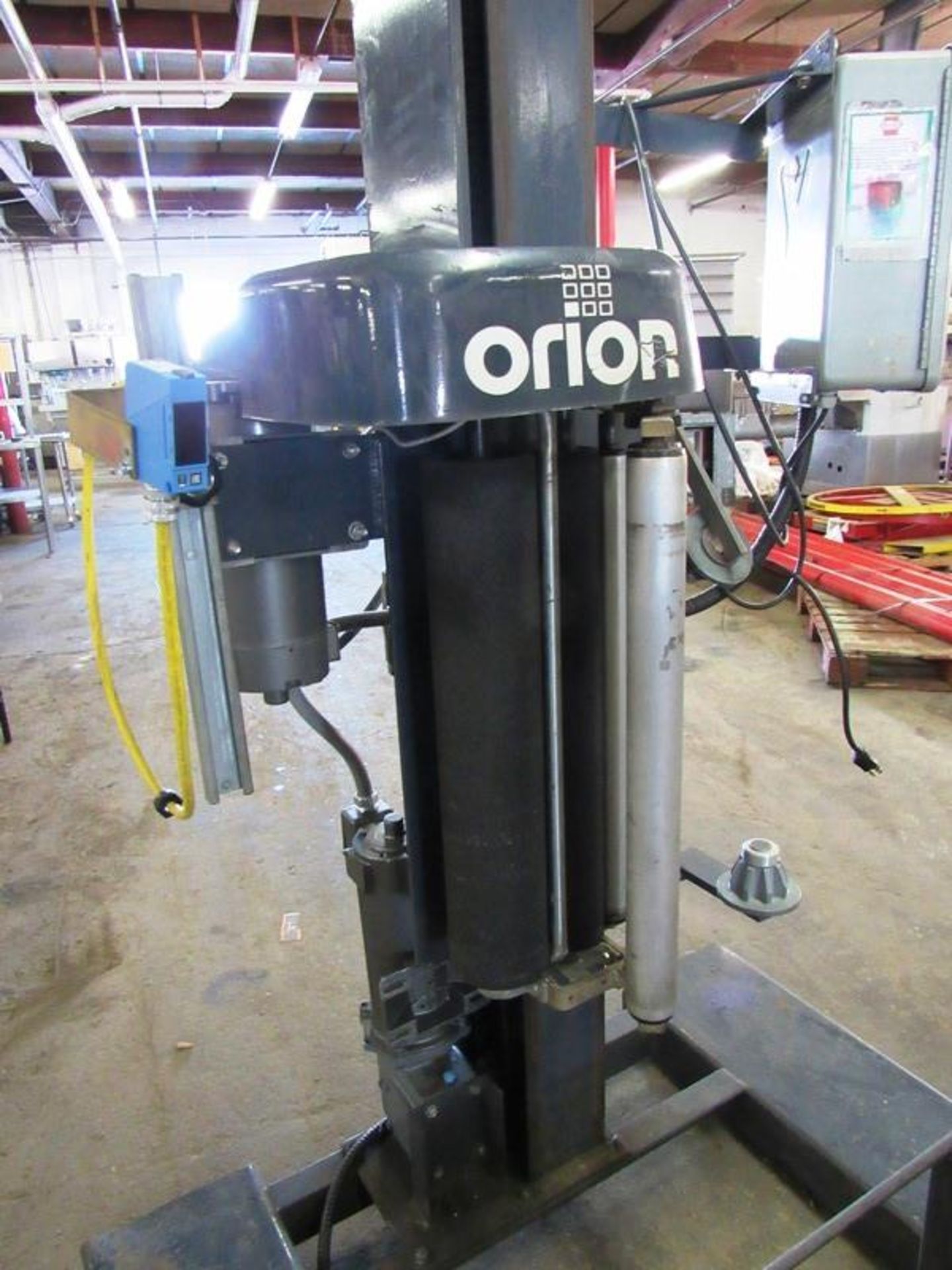 Orion Mdl. H55-9 Semi-Automatic Turn Table Pallet Wrapper, adjustable height to @65", adjustable - Image 5 of 12