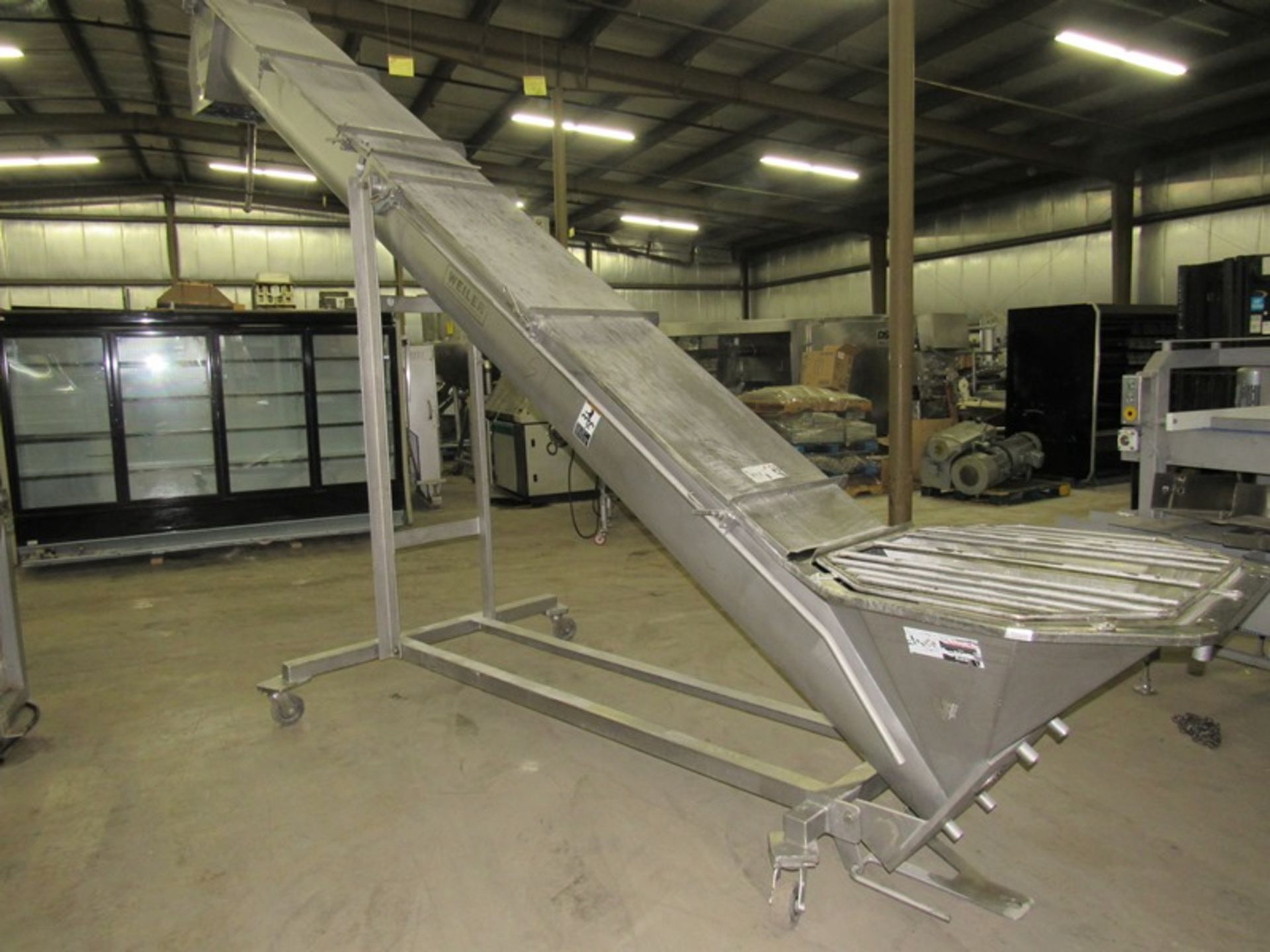 Weiler Stainless Steel Portable Screw Conveyor, 16" Dia. X 18' L screw, 36" W X 30" L X 18" D - Bild 2 aus 6