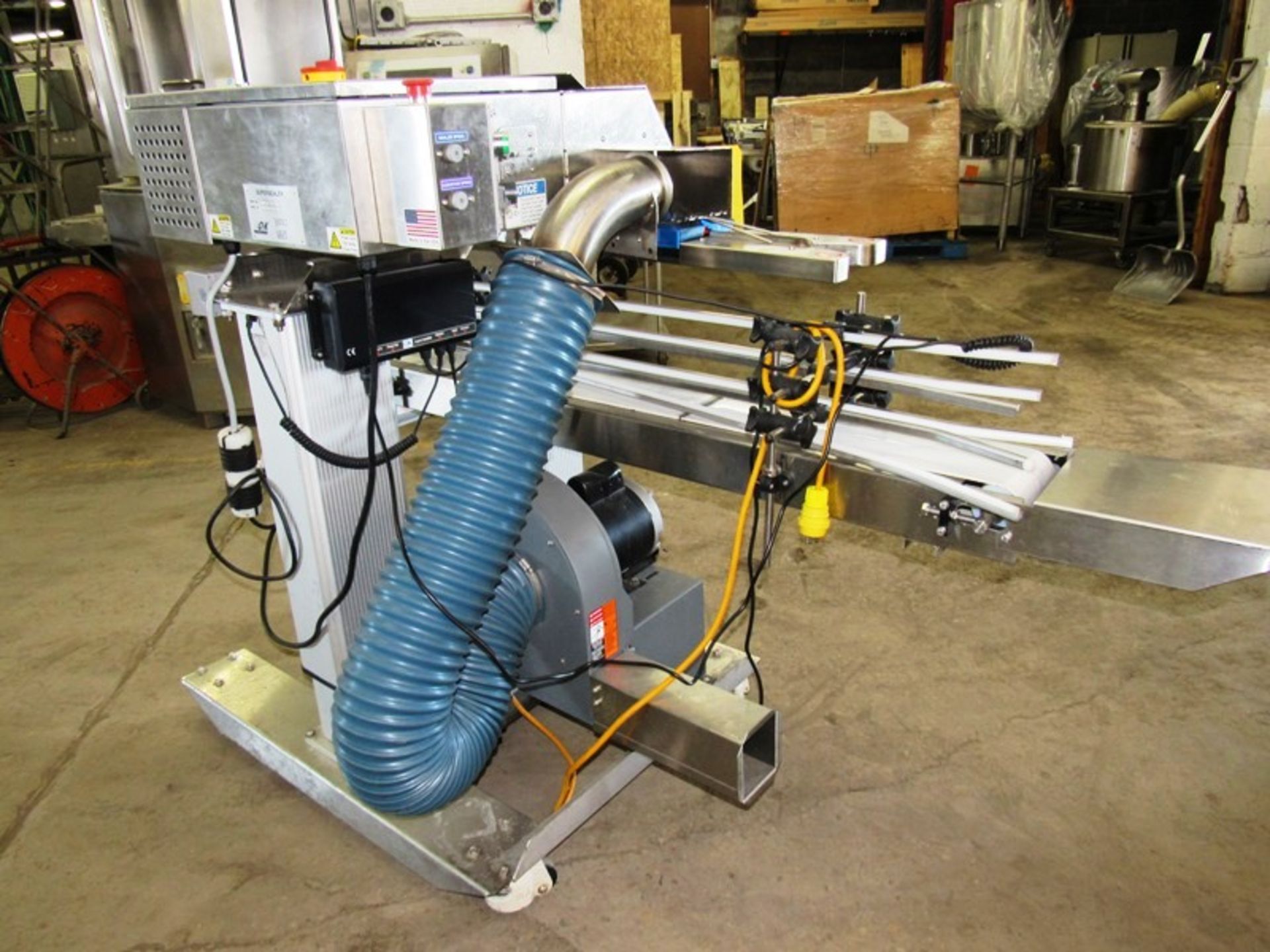 OK Mdl. SB-20 Super Sealer Continuous Band Sealer, 6" W X 64" L conveyor, adjustable height, Ser. # - Bild 2 aus 9