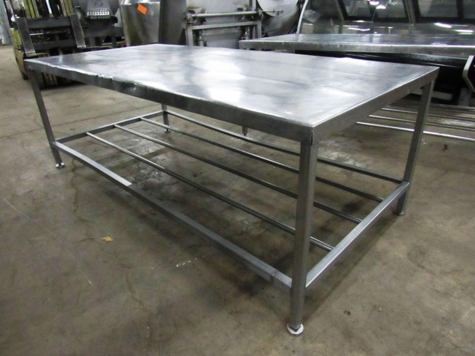 Stainless Steel Table, 45" W X 93" L X 34" T - Image 2 of 2