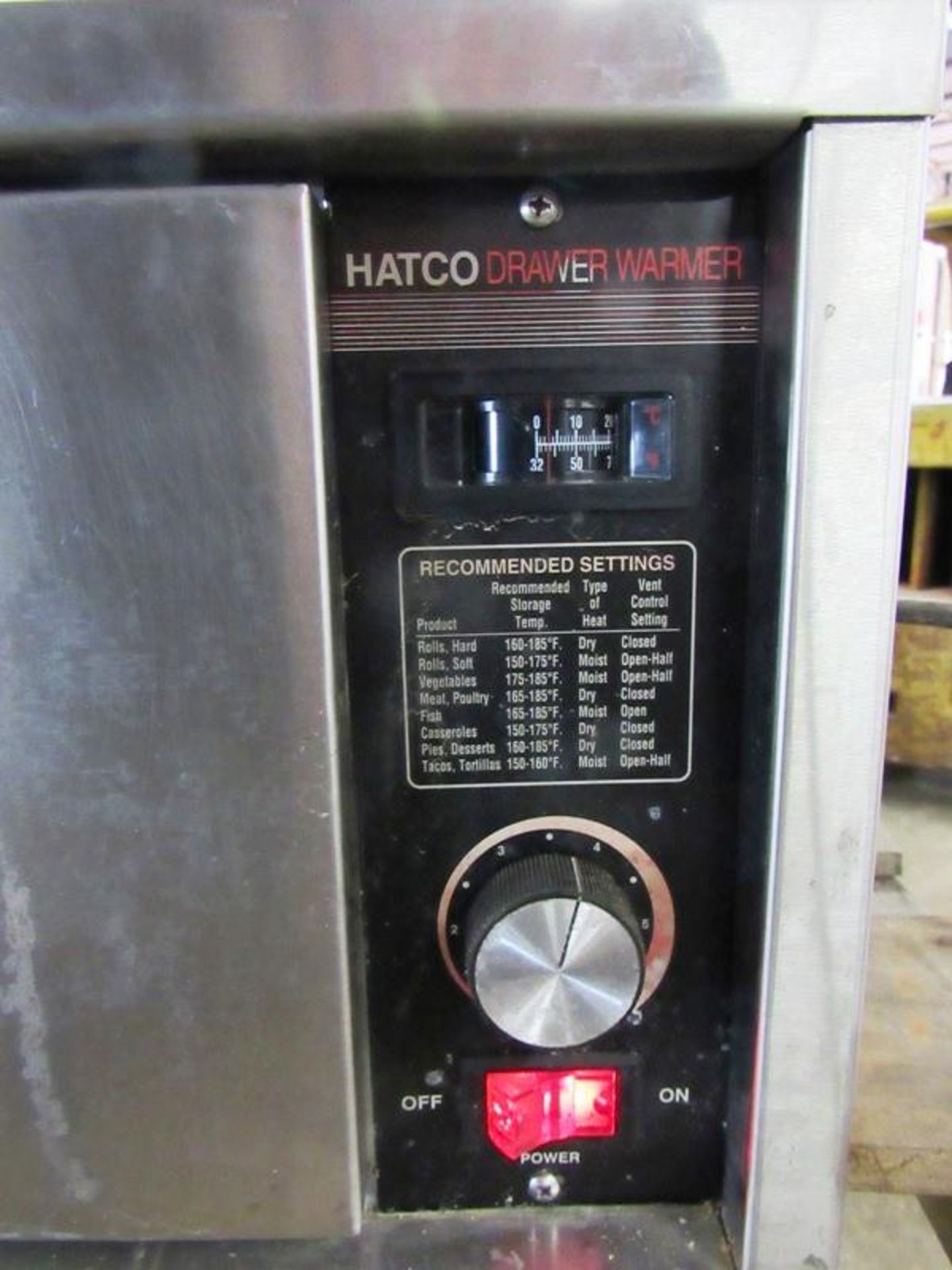 Hatco Mdl. HDW-1 Drawer Warmer, Ser. #7054899507, 120 volts, lit up - Bild 3 aus 3