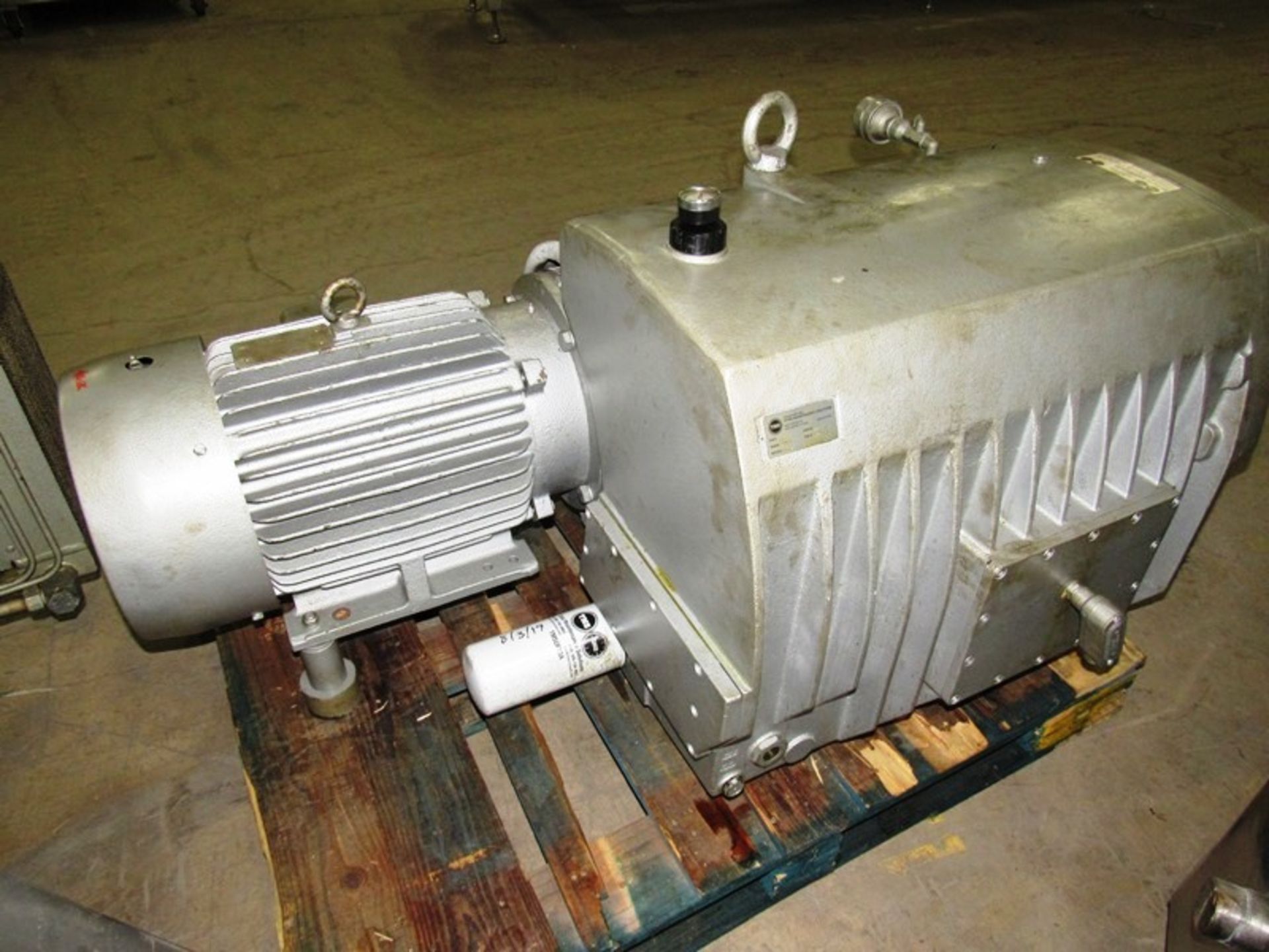 Busch Mdl. RAO400 Vacuum Pump, Ser. #5592486, 15 h.p., 230/460 volts (Rebuilt by TMS) - Bild 4 aus 6