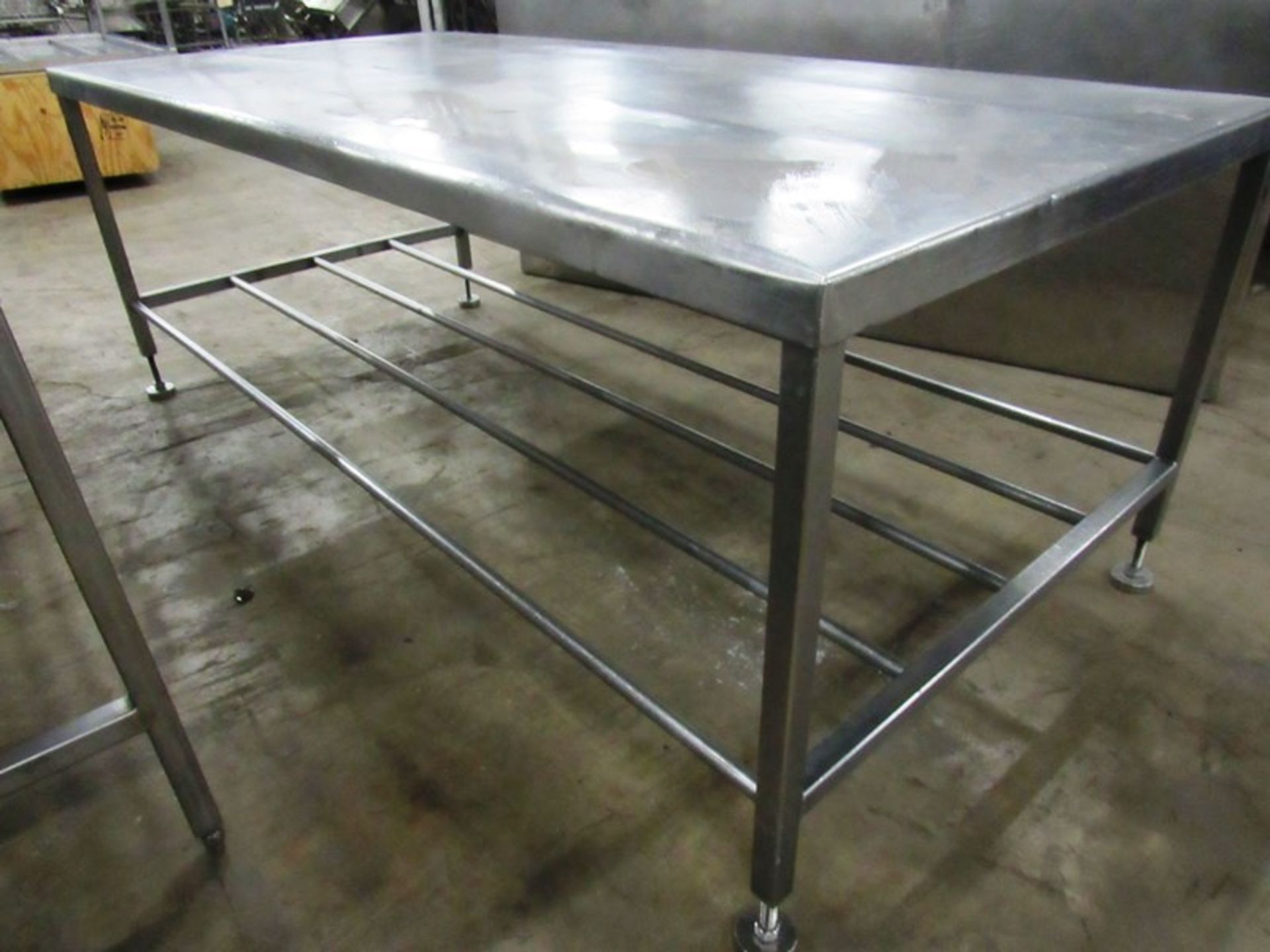 Stainless Steel Table, 43" W X 92" L X 34" T - Image 2 of 2