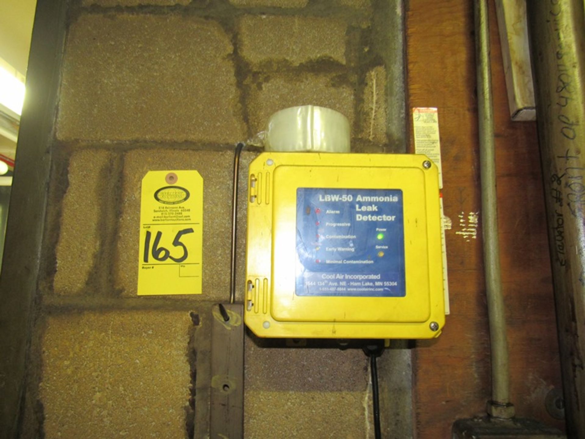 Cool Air Inc Mdl. LBW50 Ammonia Leak Detector (Required Rigging Fee: $50 Contact Norm Pavlish