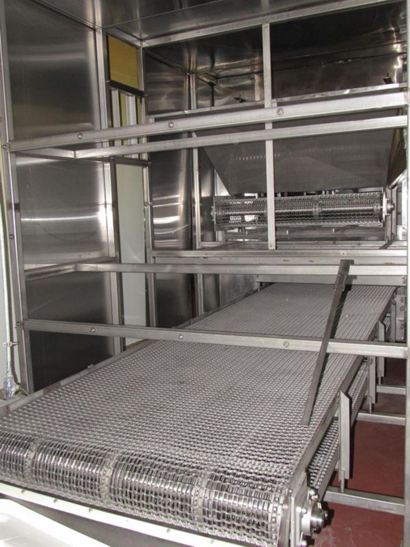 Stainless Steel Continuous Oven, triple pass oven, 40” wide belt X approximately 70’ long tunnel - Image 6 of 16