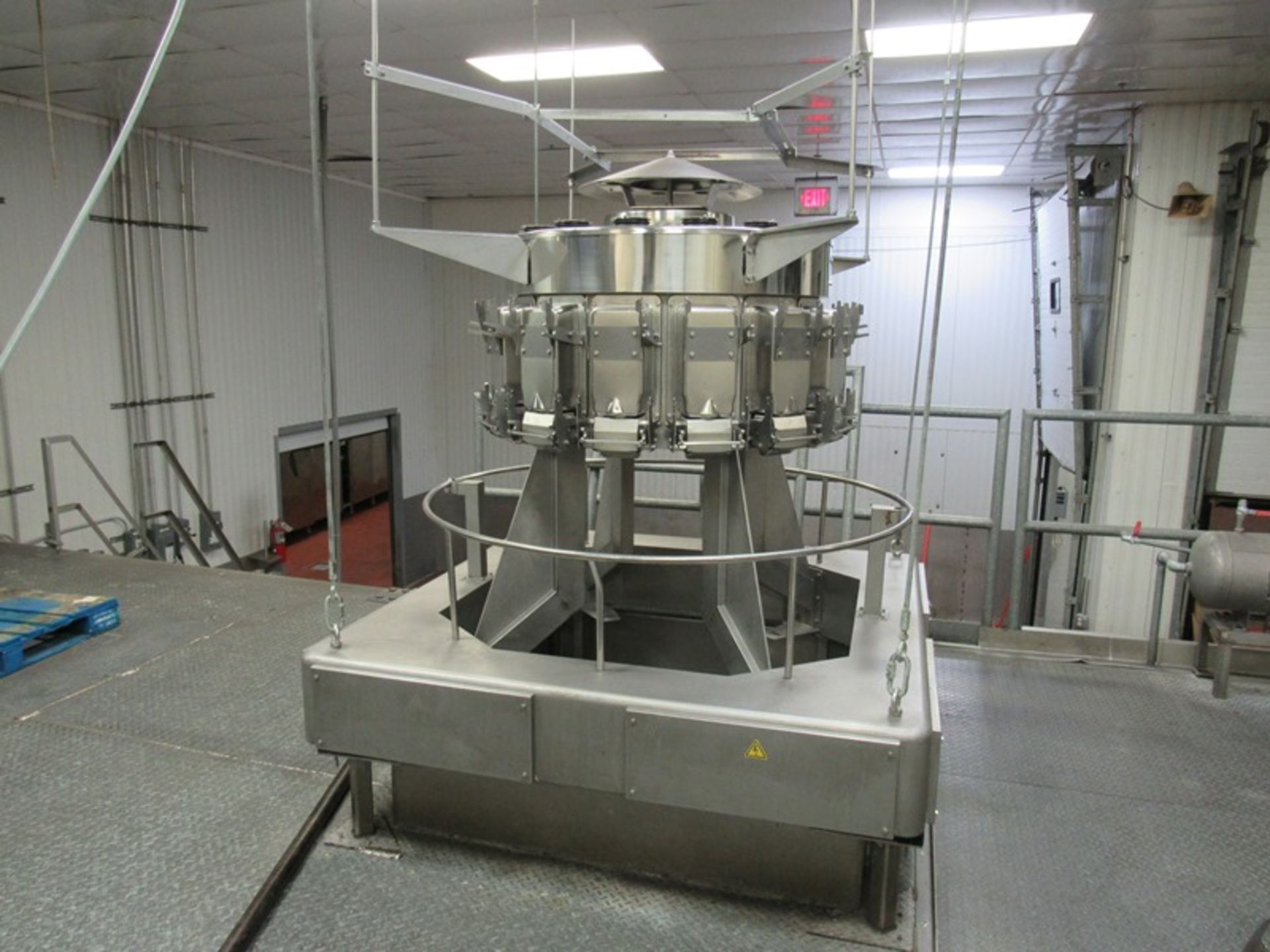 Ishida Mdl. CCW-M-214W-S70-WP Stainless Steel 14-Bucket Scale, Mfg. 2004, Number 47118, Job #03/