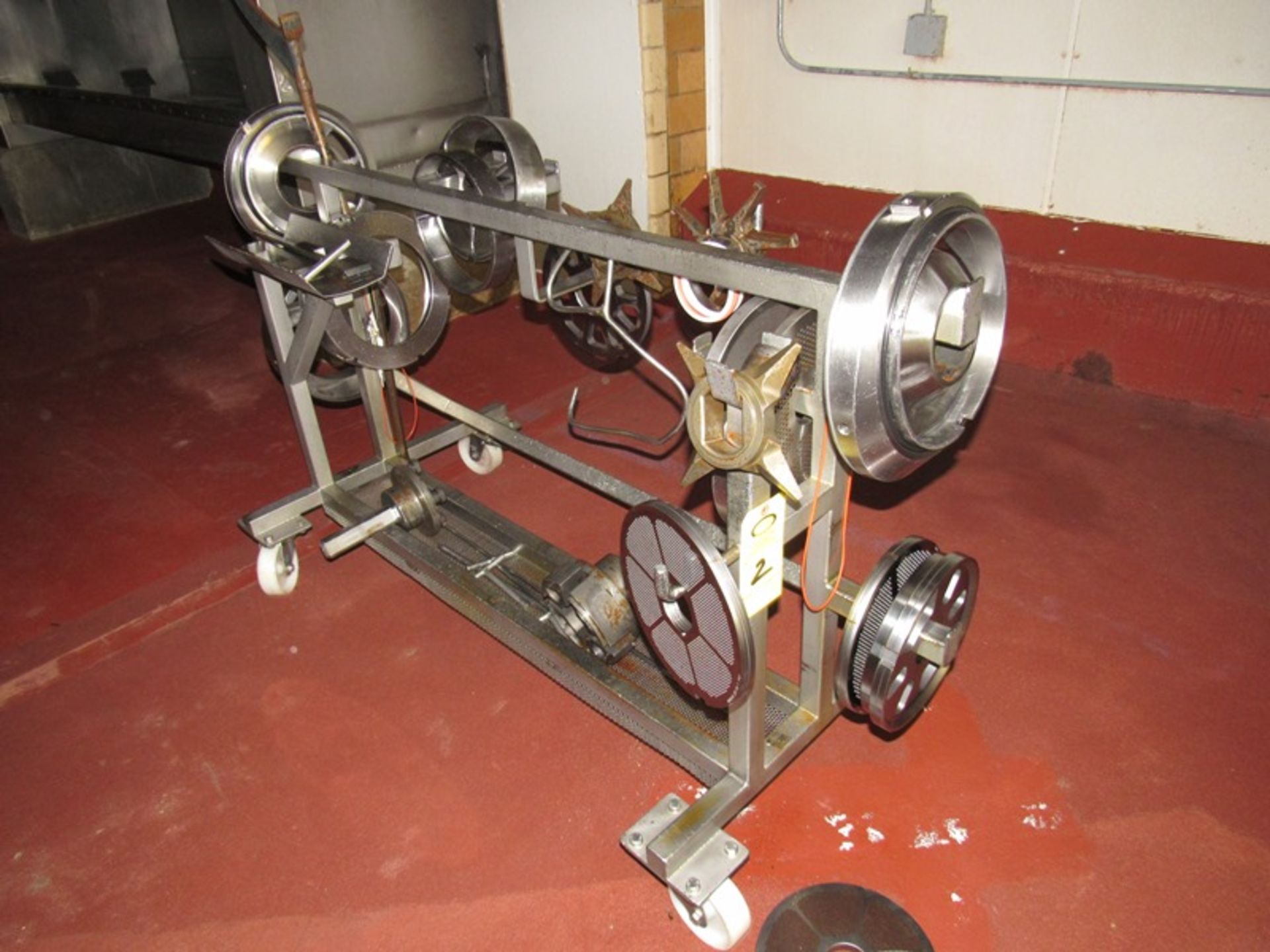 Wolfking Mdl. C-250-UNI Stainless Steel Grinder, Ser. #M-80477, Mfg. 1995, stainless steel auger, - Image 8 of 10