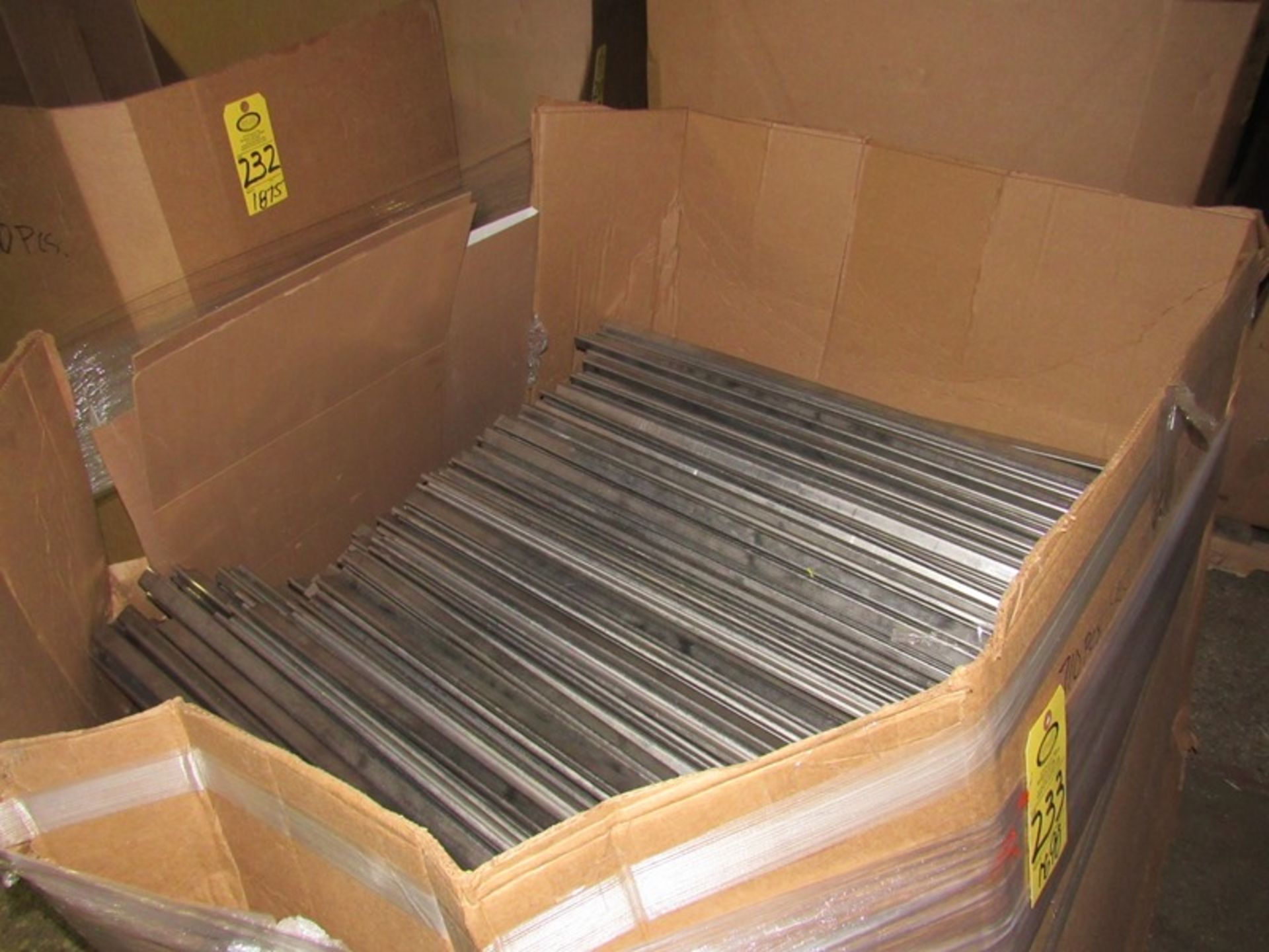 Lot of approx. (710) 39" Stainless Steel Smoke Sticks in cardboard combo, 1690 Lbs approx. weight (