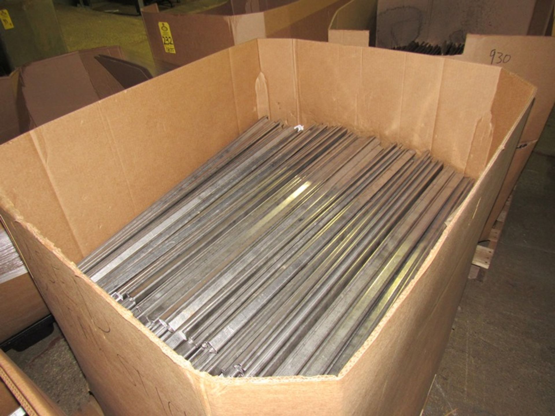 Lot of approx. (950) 39" Stainless Steel Smoke Sticks in cardboard combo, 2236 Lbs approx. weight (