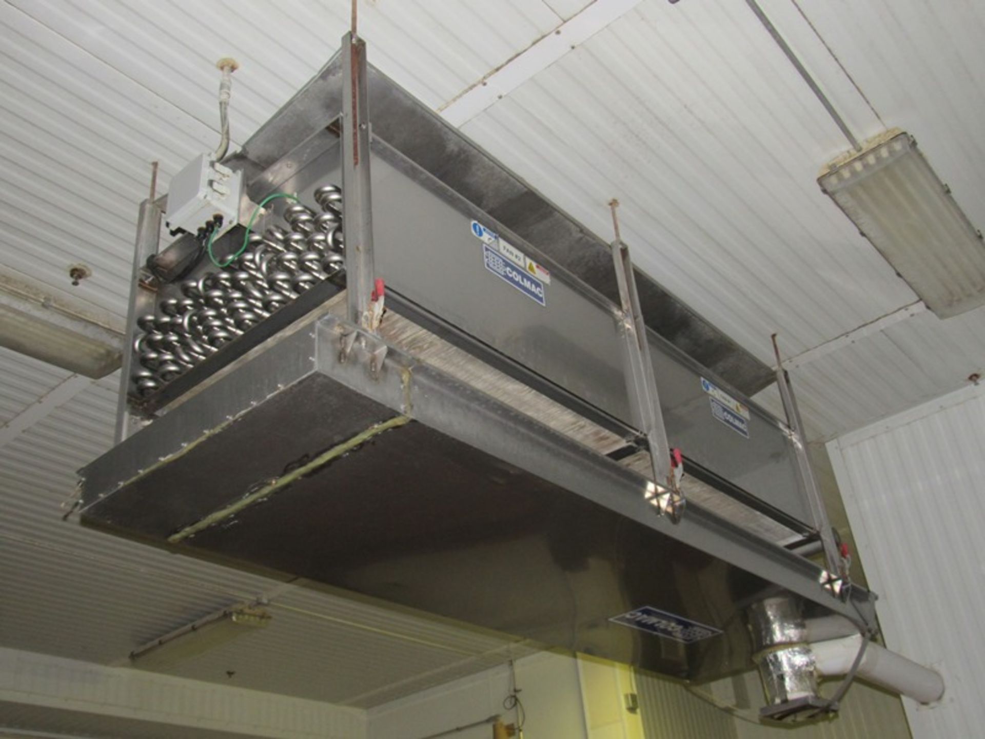 COLMAC 2-Fan Evaporator, stainless steel coils (Required Rigging Fee: $3,000 Contact Norm Pavlish at