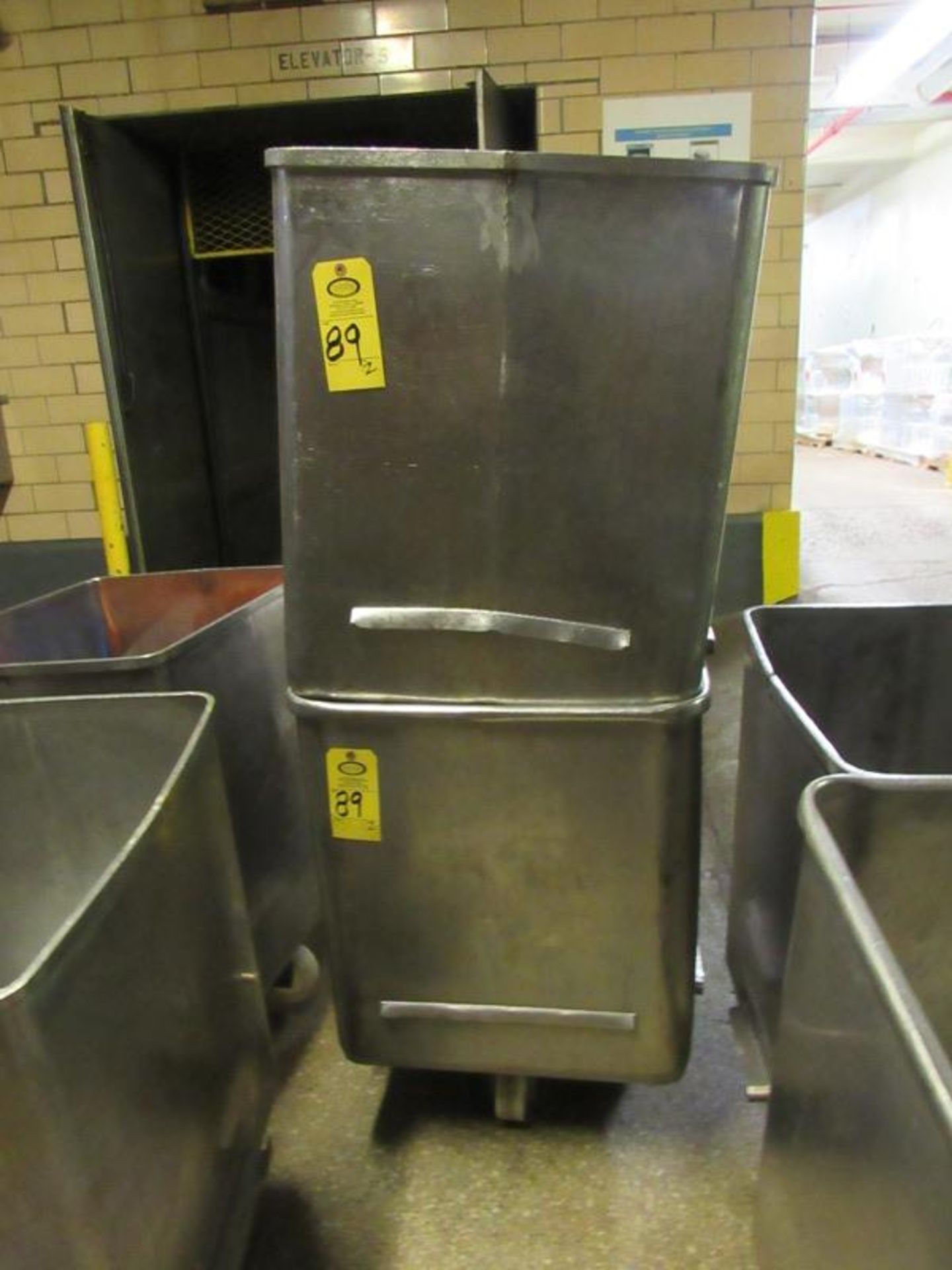 Stainless Steel Dump Buggies, 600 Lb. capacity (Required Rigging Fee: $20 Contact Norm Pavlish at - Image 2 of 2