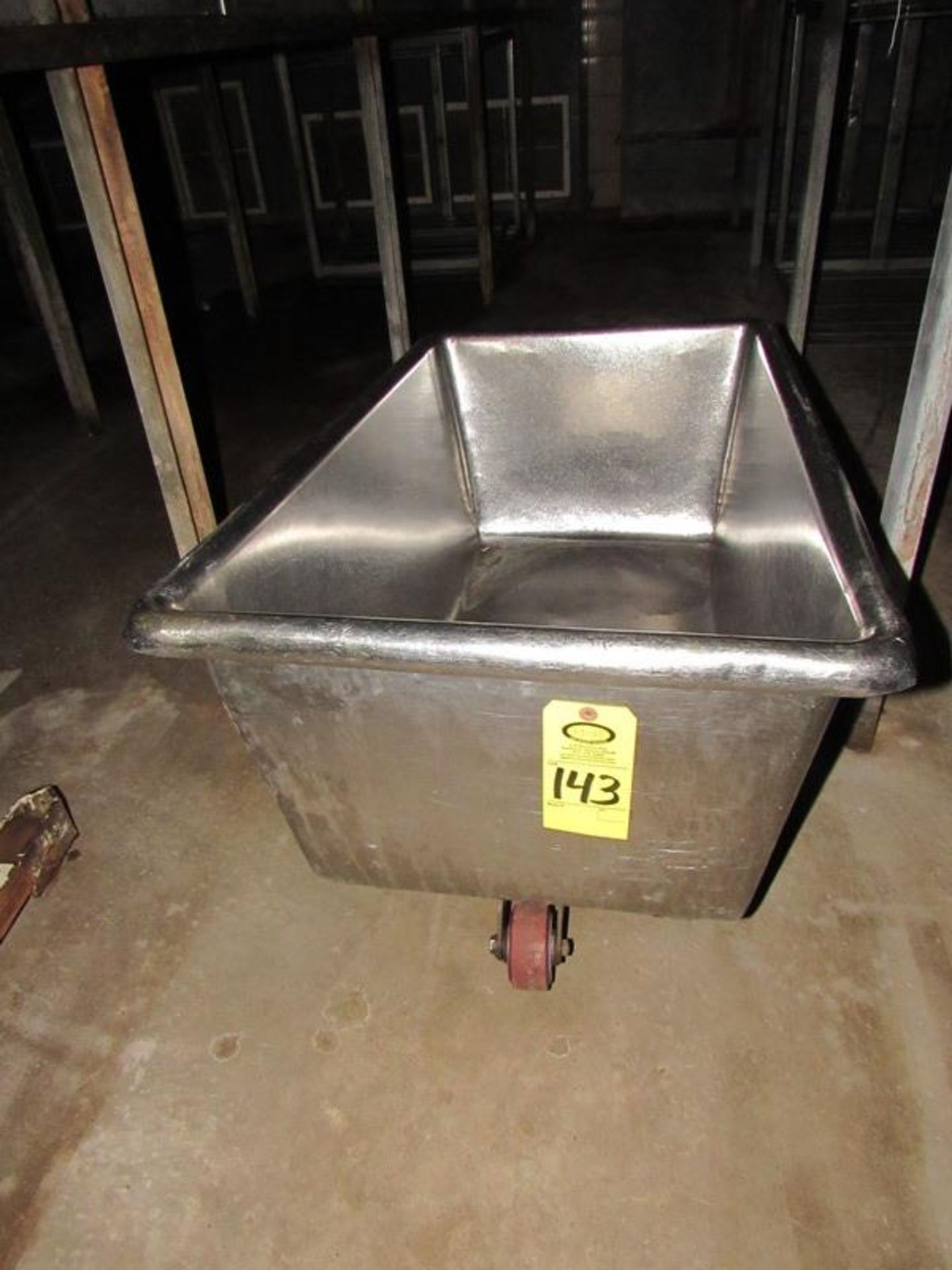Small Stainless Steel Meat Truck (Required Rigging Fee: $10 Contact Norm Pavlish at Nebraska