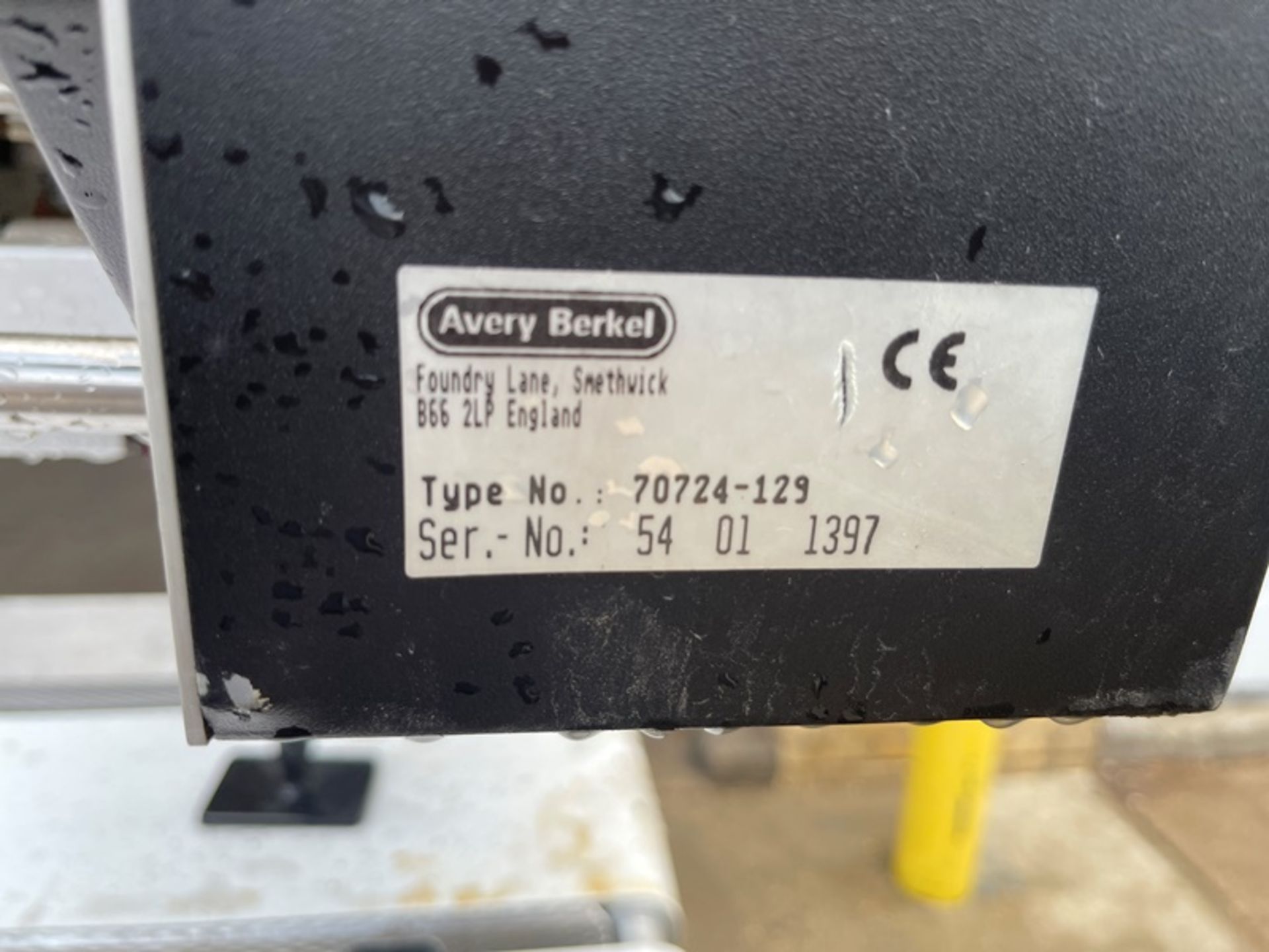 Avery Berkel type B806/B901 Label Printer Applicator, Ser. #70724-129, Located in Skokie, - Image 3 of 5