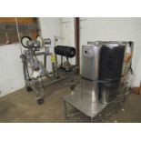 Net Rucking Machine, (3) 1/6 h.p.. motors on brushes, (6) stainless steel net tubes, Located in