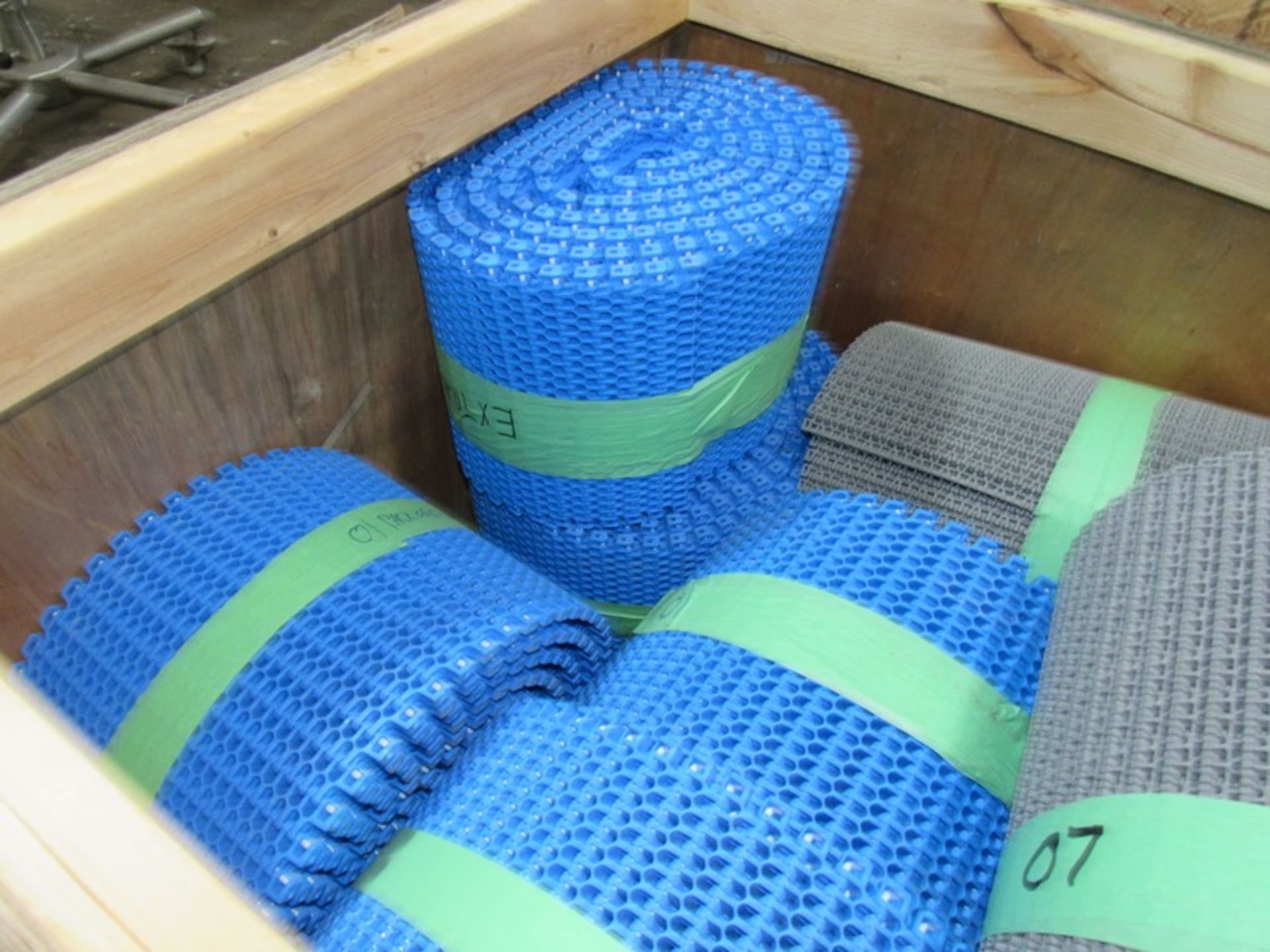 Lot of (10) Rolls, (3) Gray Rolls, 20" wide, (7) Blue Rolls, 12" wide, Located in Plano, Illinois ( - Image 3 of 4