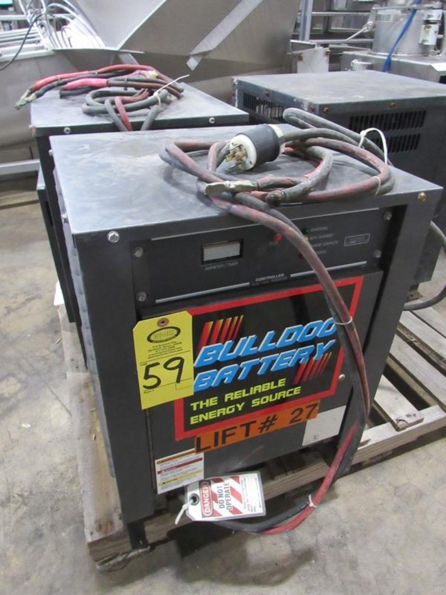 Bulldog Battery Battery Charger, 12 cells, 24 volts, 208/240/480 volts, 3 phase, Located in Plano,