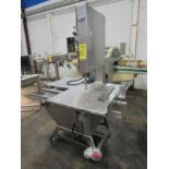 Marel/AEW Mdl. 400 Stainless Steel Band Saw, stainless steel construction, Ser. 3133604, Mfg.