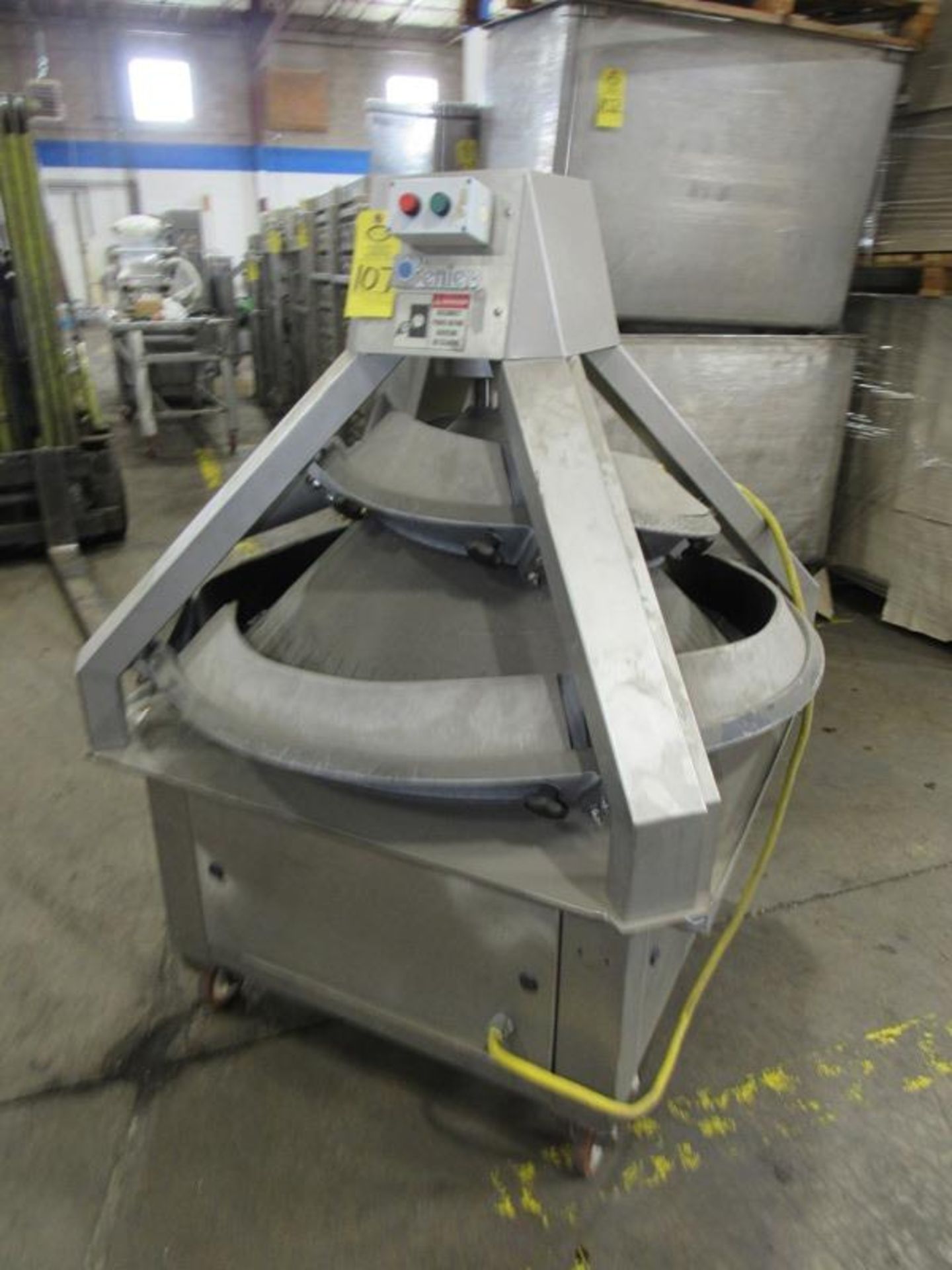 Benier Mdl. 005MTSS Dough Ball Rounder, Ser. #7.1820, 208/230 volts, 3 phase on wheels, Located in