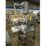 Leybold Mdl. SV300 Vacuum Pump on stainless steel cart with Booster Mdl. AV1001, 10 h.p.., 230/460