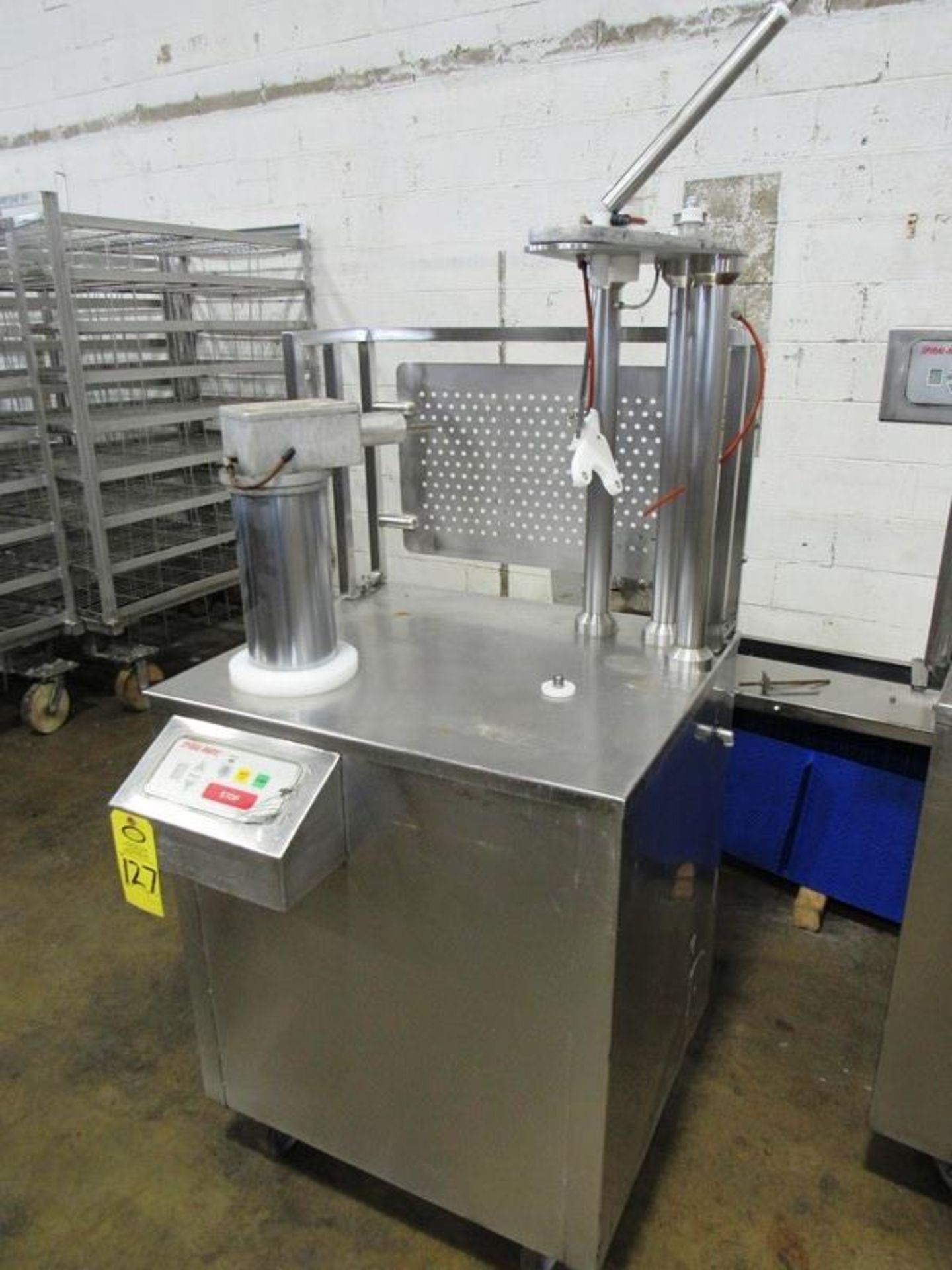 Spiral-Matic Mdl. A65 Spiral Ham Slicer, no blade, missing parts, 489708 cycles indicated, Located