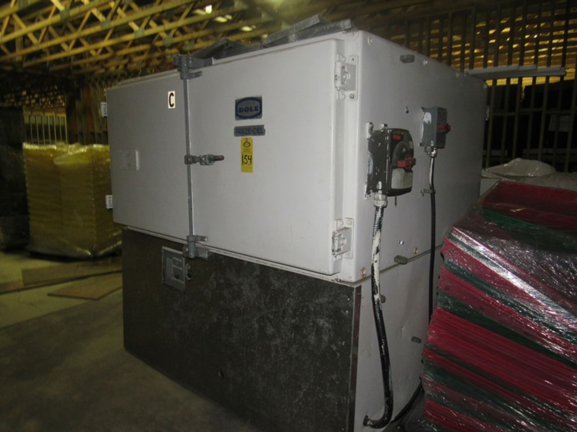 Dole Freeze-Cel Plate Freezer, 6' W X 6' L X 3' D, (7) plates (Required Rigging Fee: $350. - Image 2 of 5