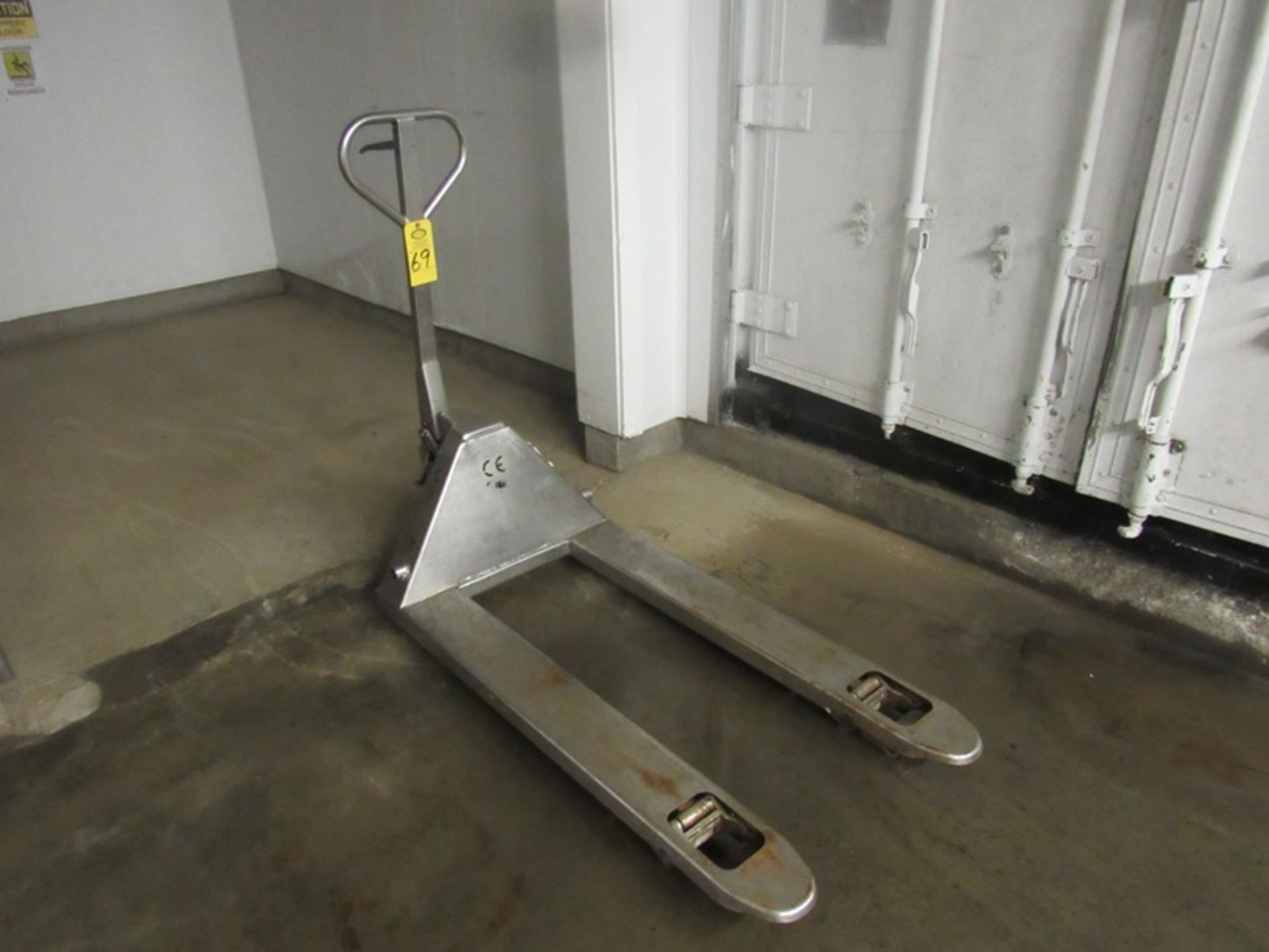 Stainless Steel Pallet Jack (Required Rigging Fee: $25.00-Payment Must Be Received by Thursday, July