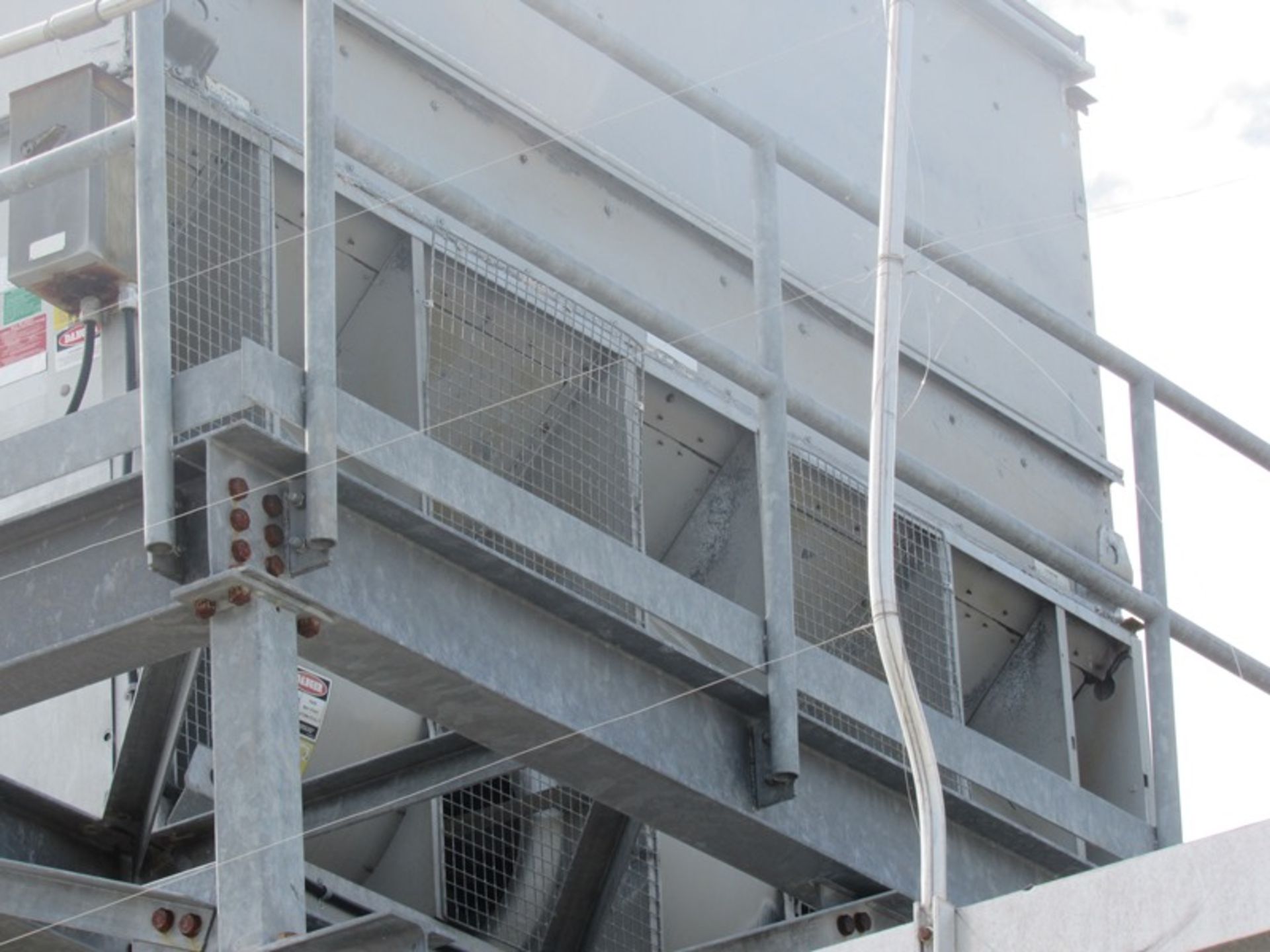 BAC 2-Fan Ammonia Condenser on iron frame, (on rooftop) (Required Rigging Fee: $4,500.00-Payment - Image 3 of 3