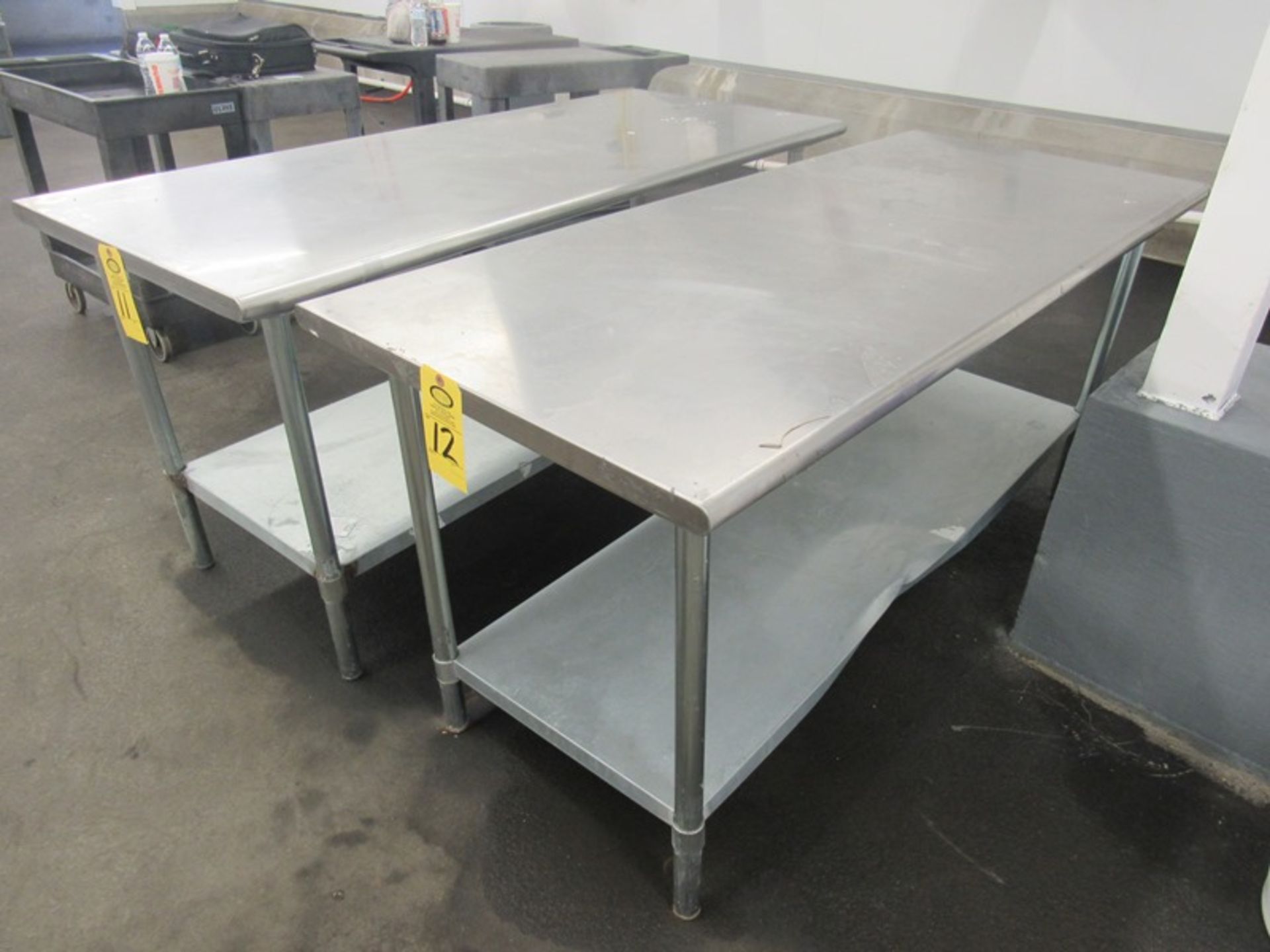 Stainless Steel Table, 30" W X 6' L (Required Rigging Fee: $50.00-Payment Must Be Received by
