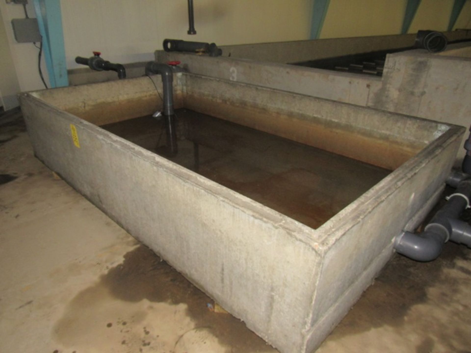 Concrete Live Holding Tanks, 6' W X 10' L X 16"D (Required Rigging Fee: $400.00-Payment Must Be - Image 3 of 4