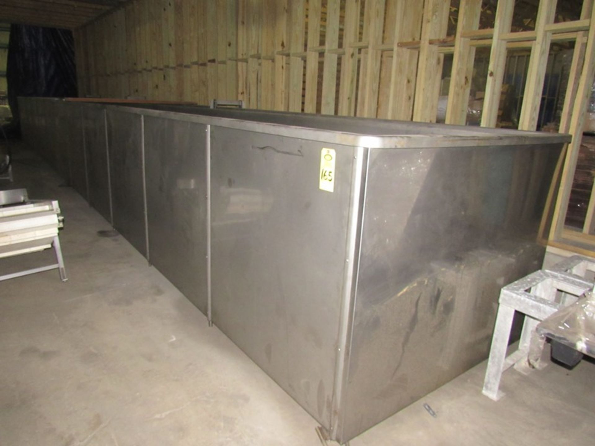 Stainless Steel Jacketed Tank, 43" W X 50' L X 4' D (Required Rigging Fee: $800.00-Payment Must Be