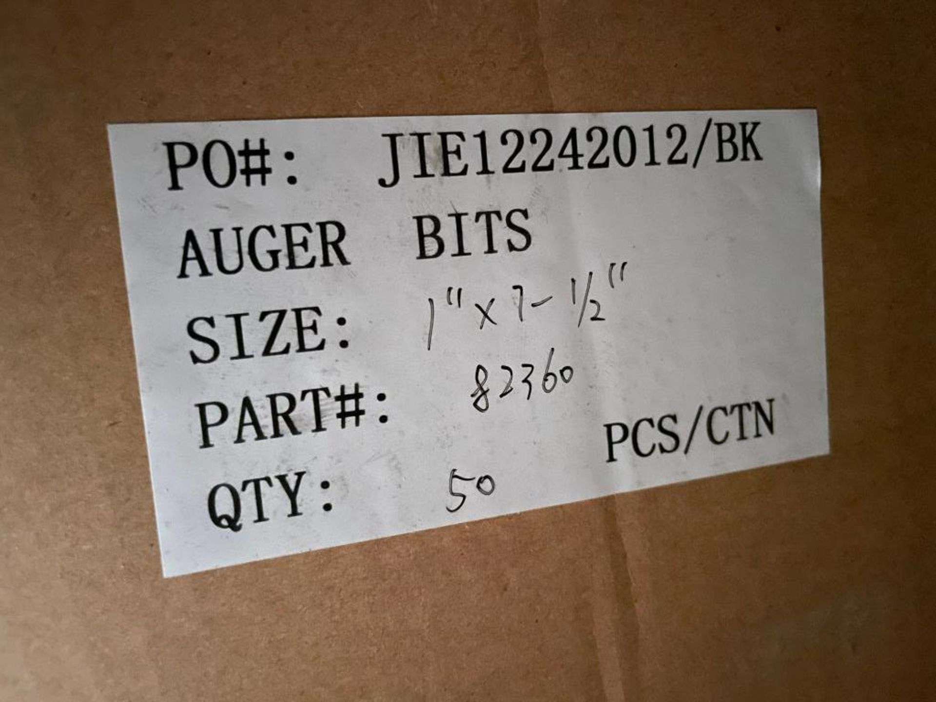 (50) 1" WOODWORKING AUGER BIT BRAND/MODEL EAZYPOWER 82360 ADDITIONAL INFO TOTAL LOT RETAIL PRICE: $1 - Image 3 of 3