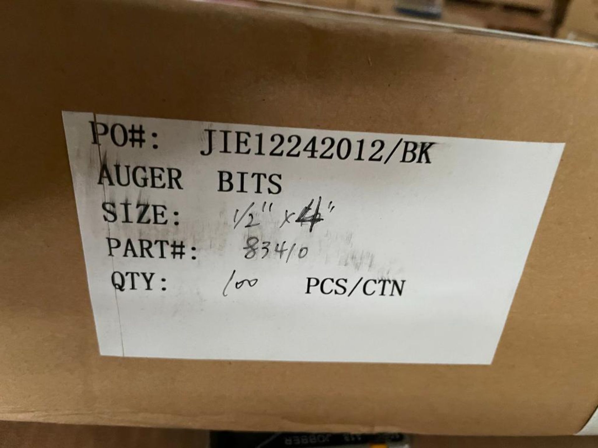 (200) 1/2" WOODWORKING AUGER BIT BRAND/MODEL EAZYPOWER 83410 ADDITIONAL INFO TOTAL LOT RETAIL PRICE: - Image 4 of 4