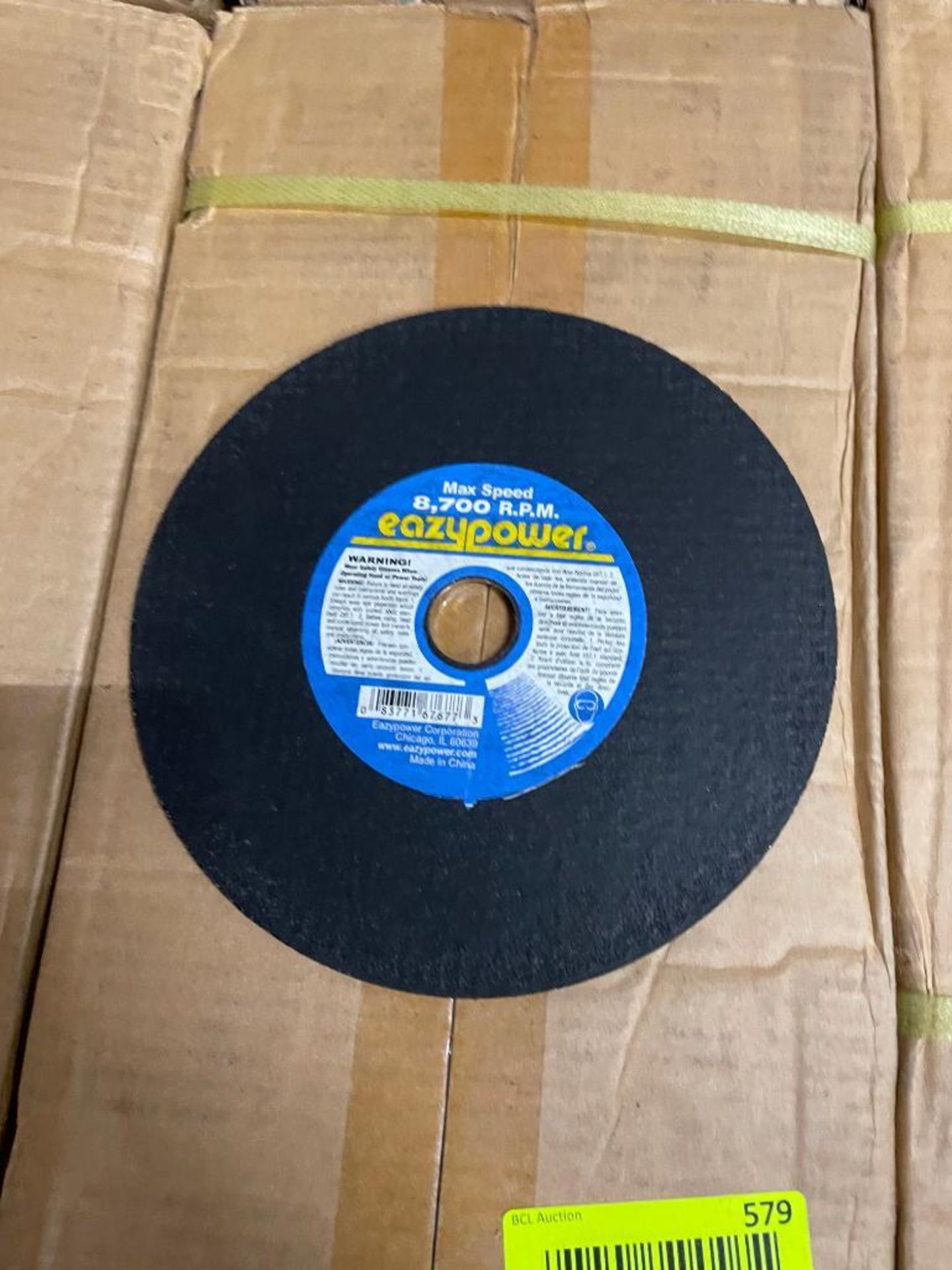 200CT OF 7" SILICON CARBIDE CUTTING ABRASIVE BLADES BRAND/MODEL EAZYPOWER 87677 ADDITIONAL INFO TOTA - Image 3 of 4