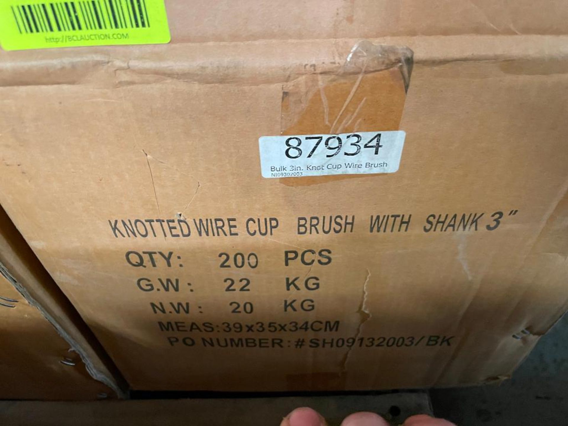 200CT 3" KNOTTED CUP WIRE BRUSHES WITH 1/4" SHANK BRAND/MODEL EAZYPOWER 87934 ADDITIONAL INFO TOTAL - Image 2 of 2