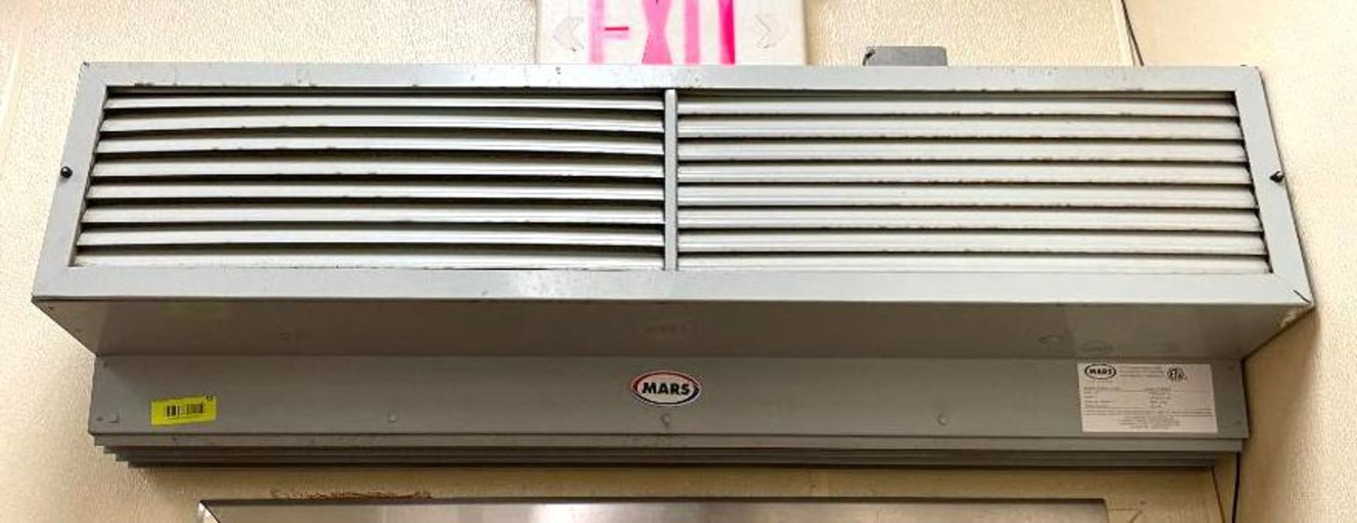 DESCRIPTION 4' AIR CURTAIN BRAND/MODEL MARS STD48-1UA-BG ADDITIONAL INFO 115V QUANTITY: X BID 1