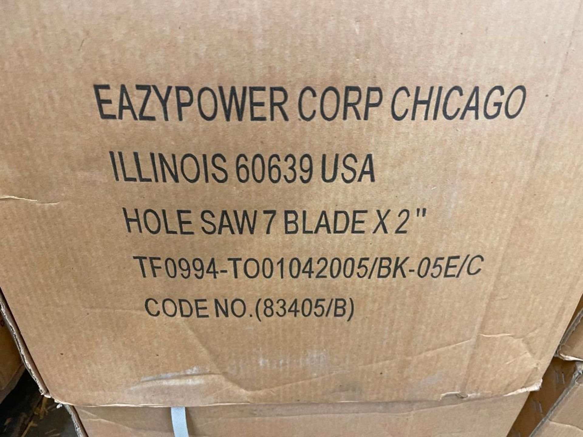 DESCRIPTION: (2) CASES OF HOLE SAW 7 BLADE 2" 50 UNITS PER CASE. 100 UNITS TOTAL BRAND / MODEL: EAZY - Image 5 of 6