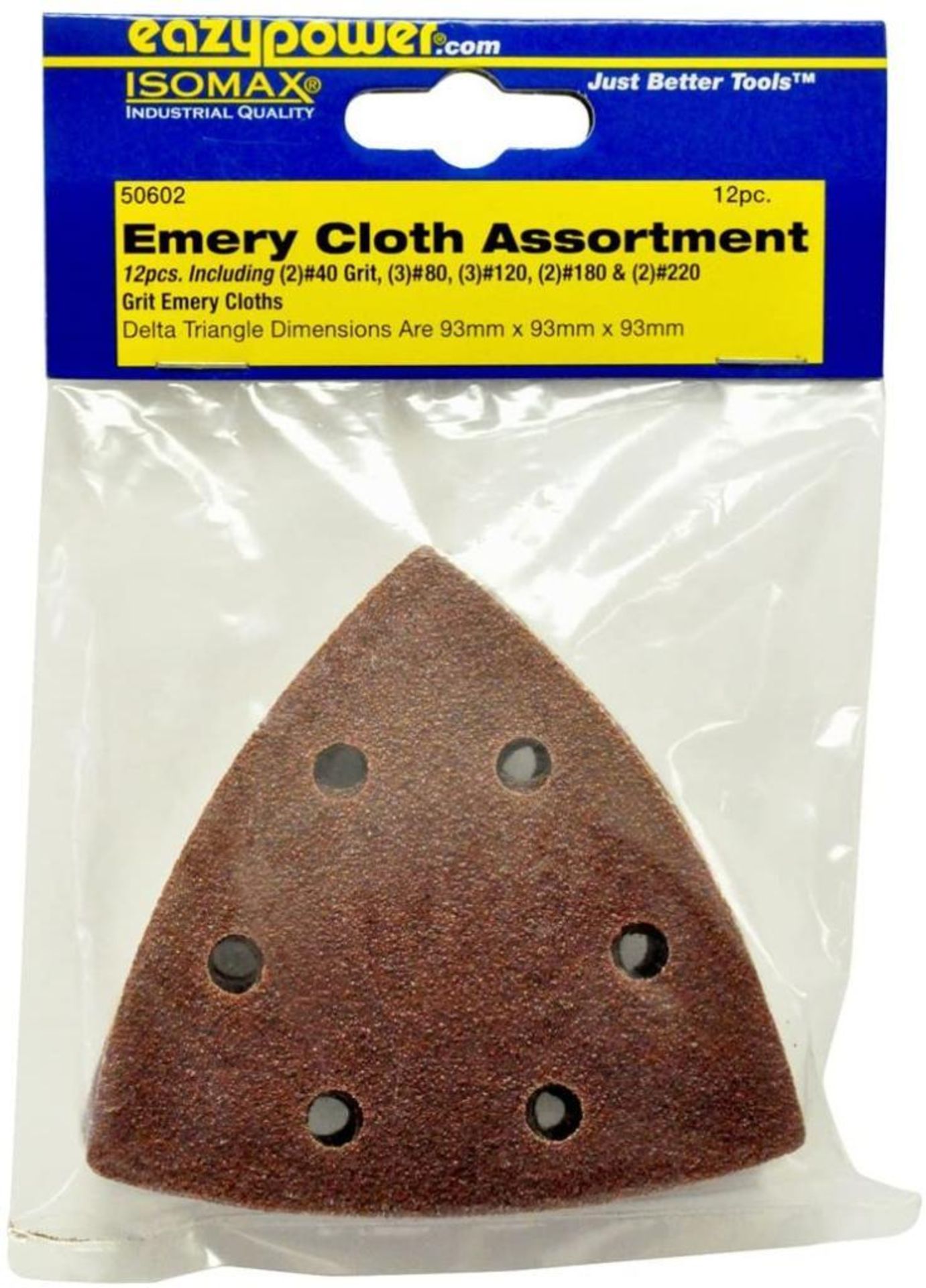 DESCRIPTION: (3) CASES OF 12 PACK ASSORTED EMERY CLOTH. 100 SETS PER CASE. 300 SETS IN LOT BRAND / M