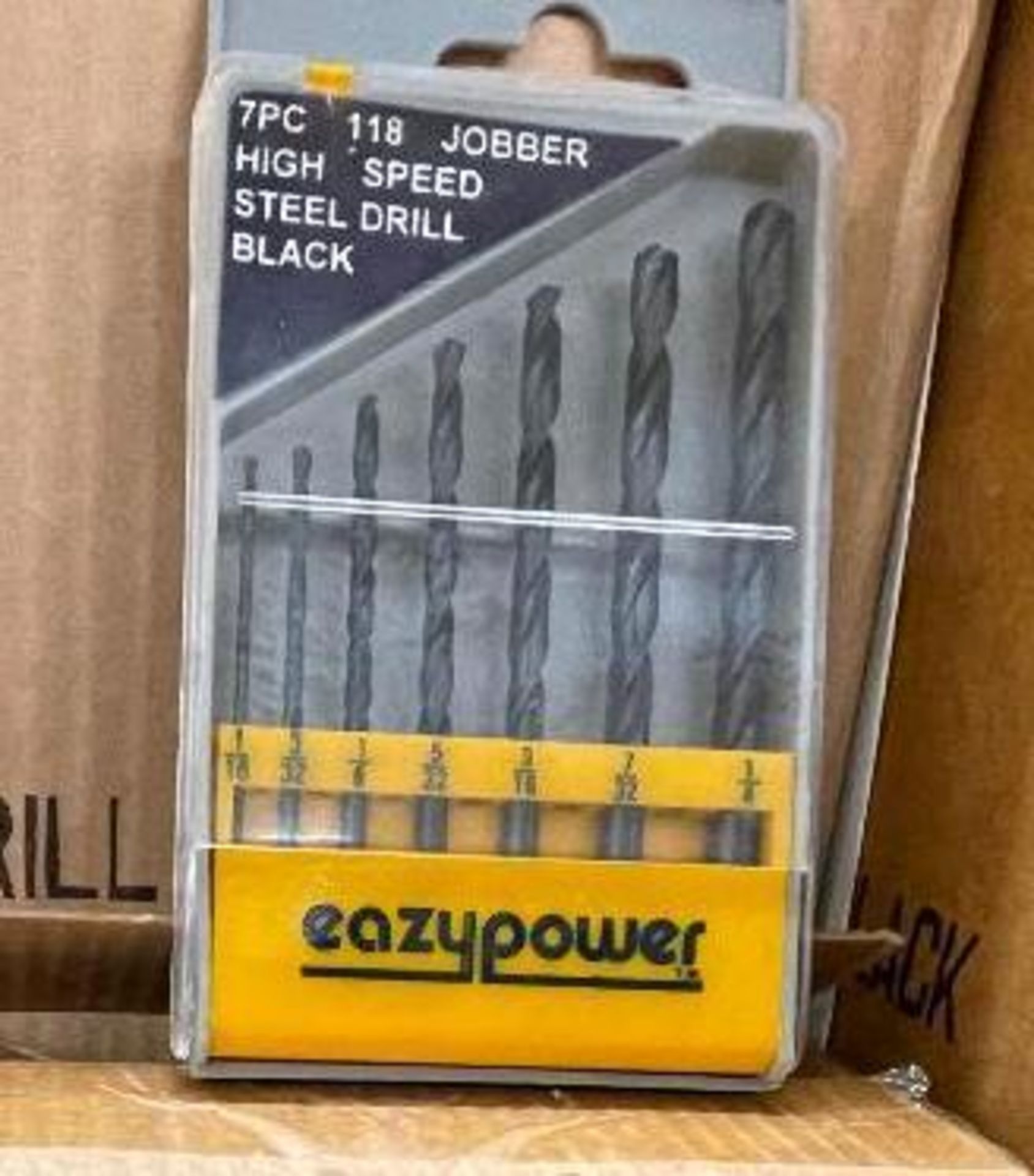 DESCRIPTION: (4) CASES OF 7PC 118 JOBBER HIGH SPEED DRILL KITS. 120 PER KIT, 480 IN LOT BRAND / MODE